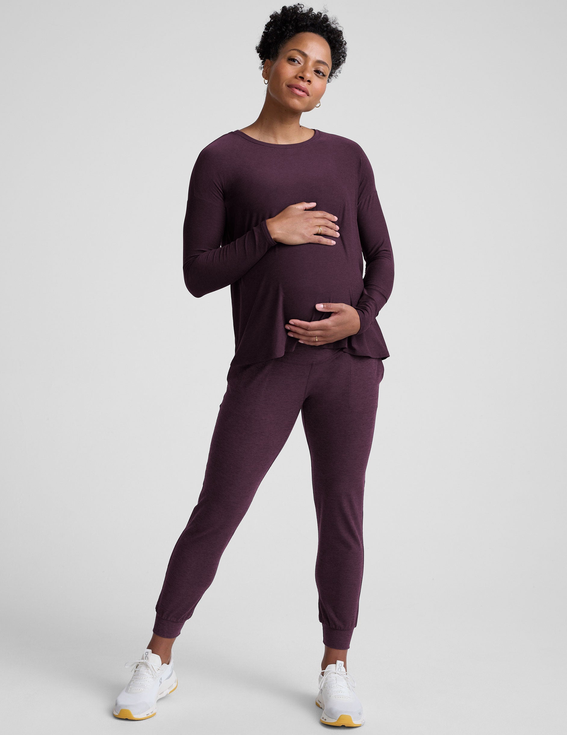 Featherweight Feels Like Home Long Sleeve Maternity Top - Image 4