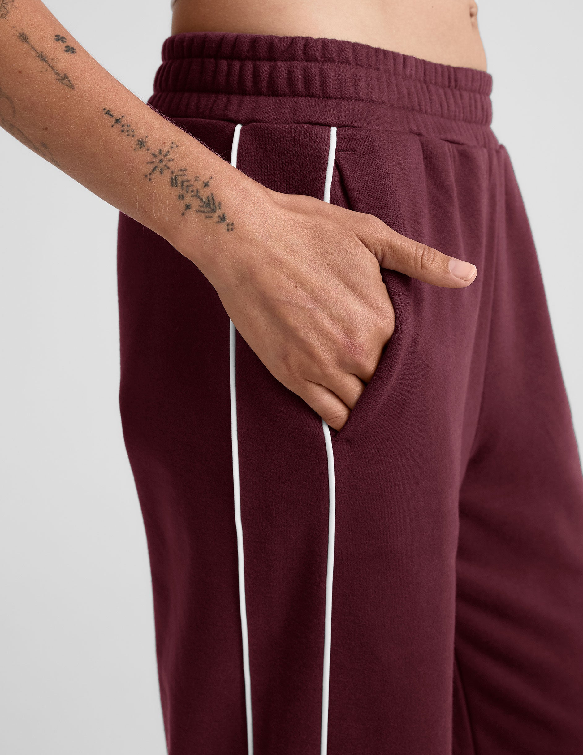 LuxeFleece Piper Wide Leg Pant - Image 4