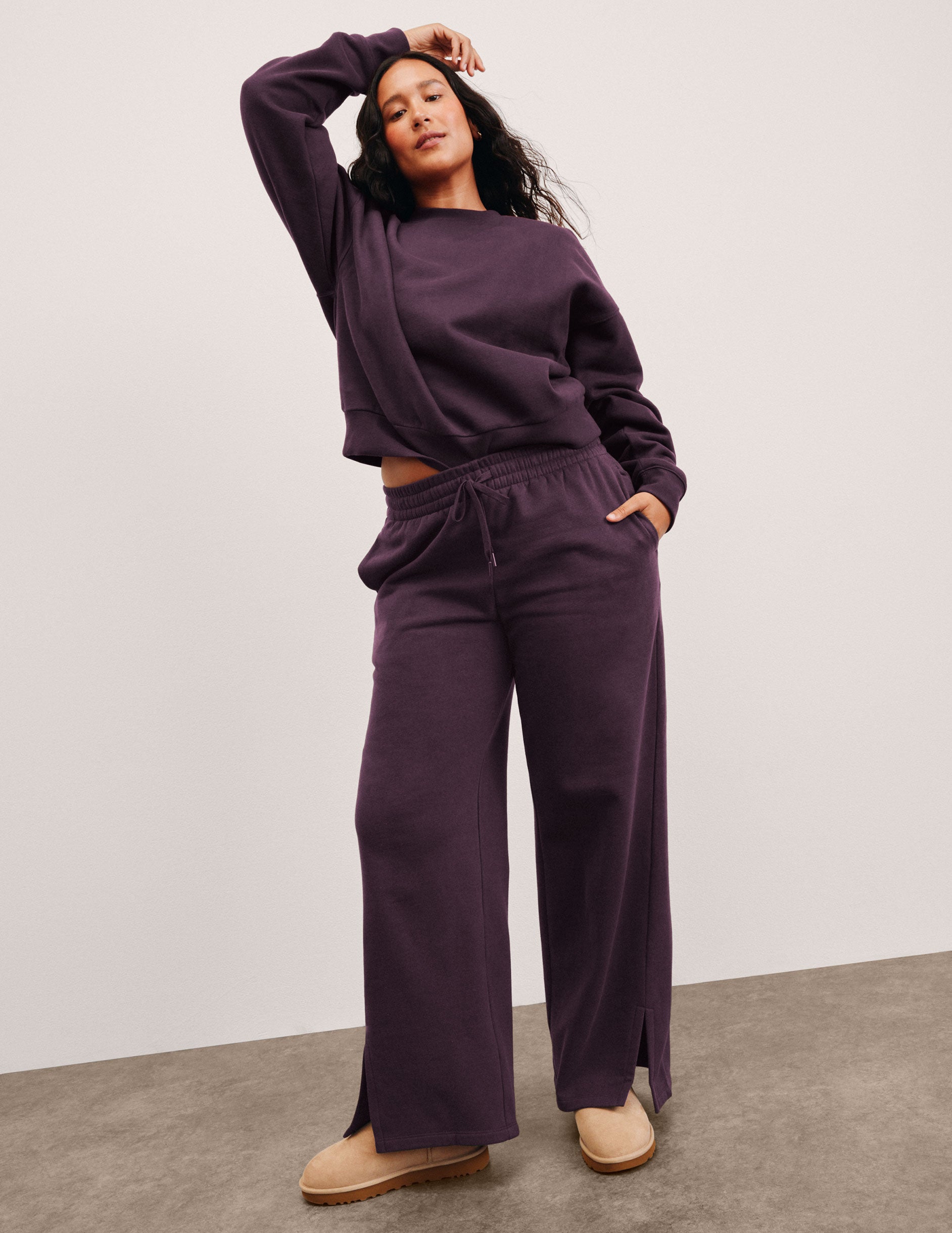 LuxeFleece Wide Leg Pant - Image 2