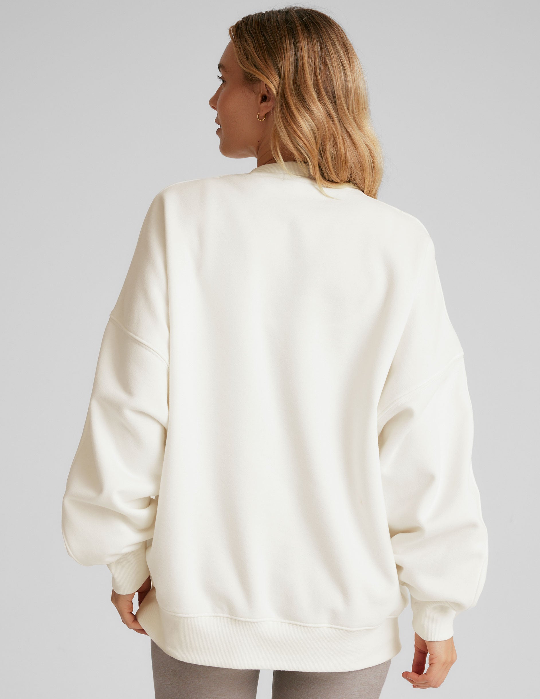 LuxeFleece Oversized Sweatshirt - Image 4