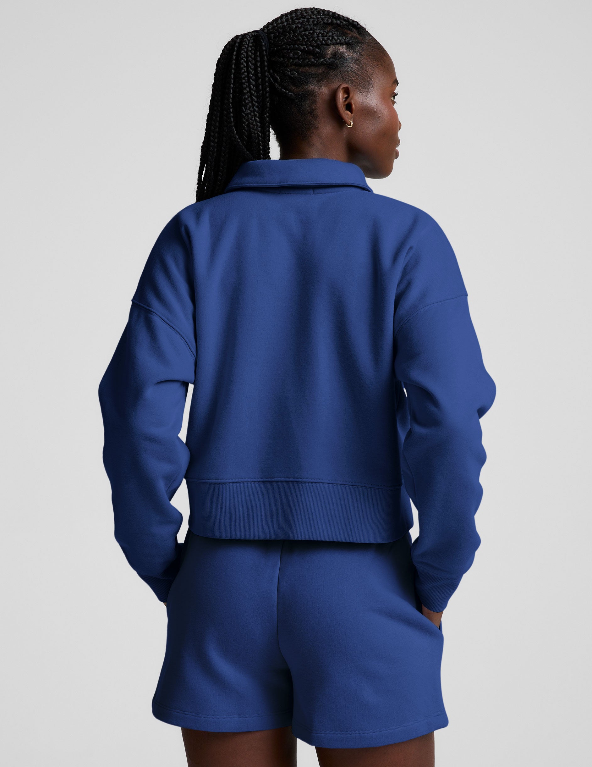 LuxeFleece Collared Sweatshirt - Image 4