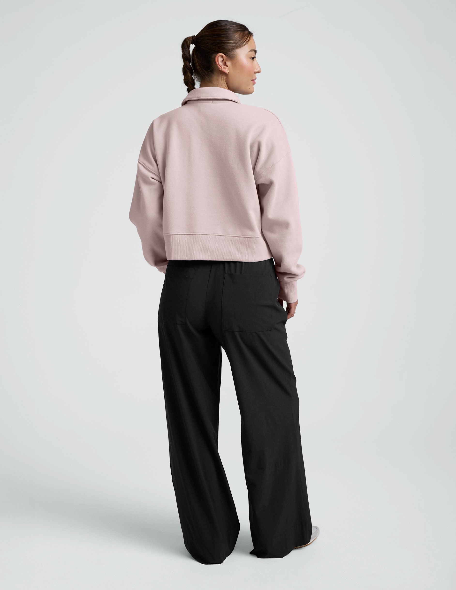 LuxeFleece Collared Sweatshirt - Image 4