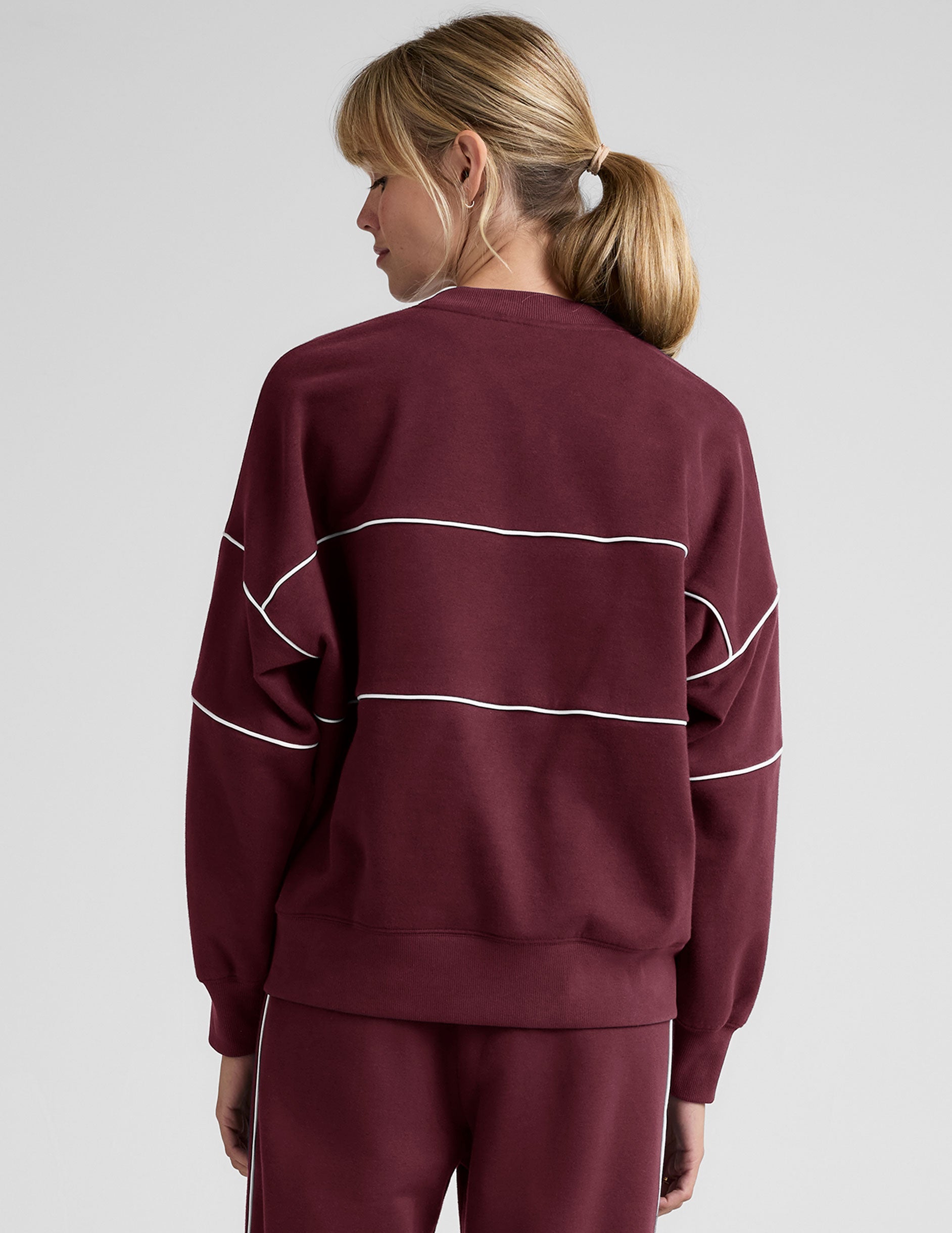 LuxeFleece Piper Boxy Sweatshirt - Image 4