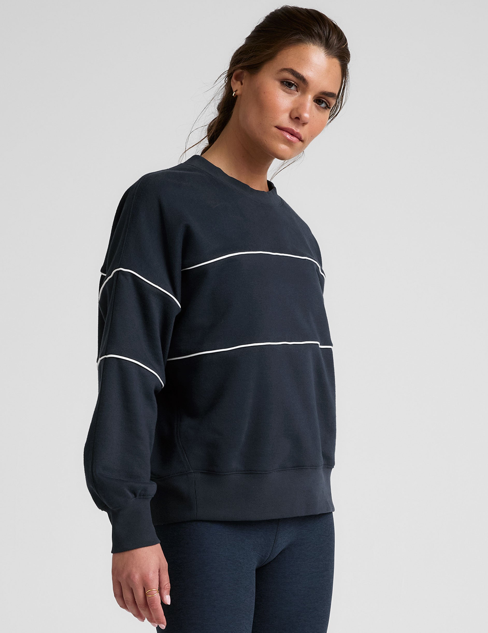 LuxeFleece Piper Boxy Sweatshirt - Image 2
