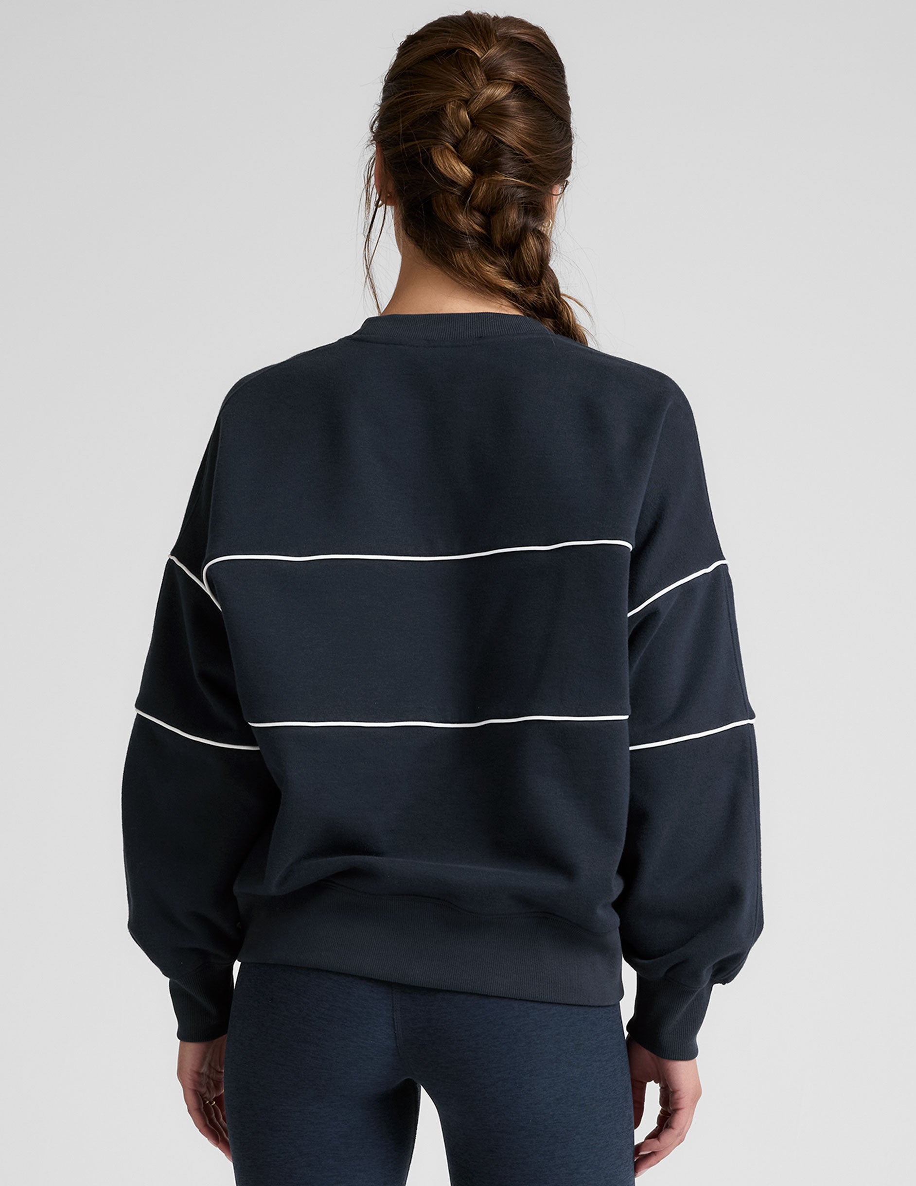 LuxeFleece Piper Boxy Sweatshirt - Image 3