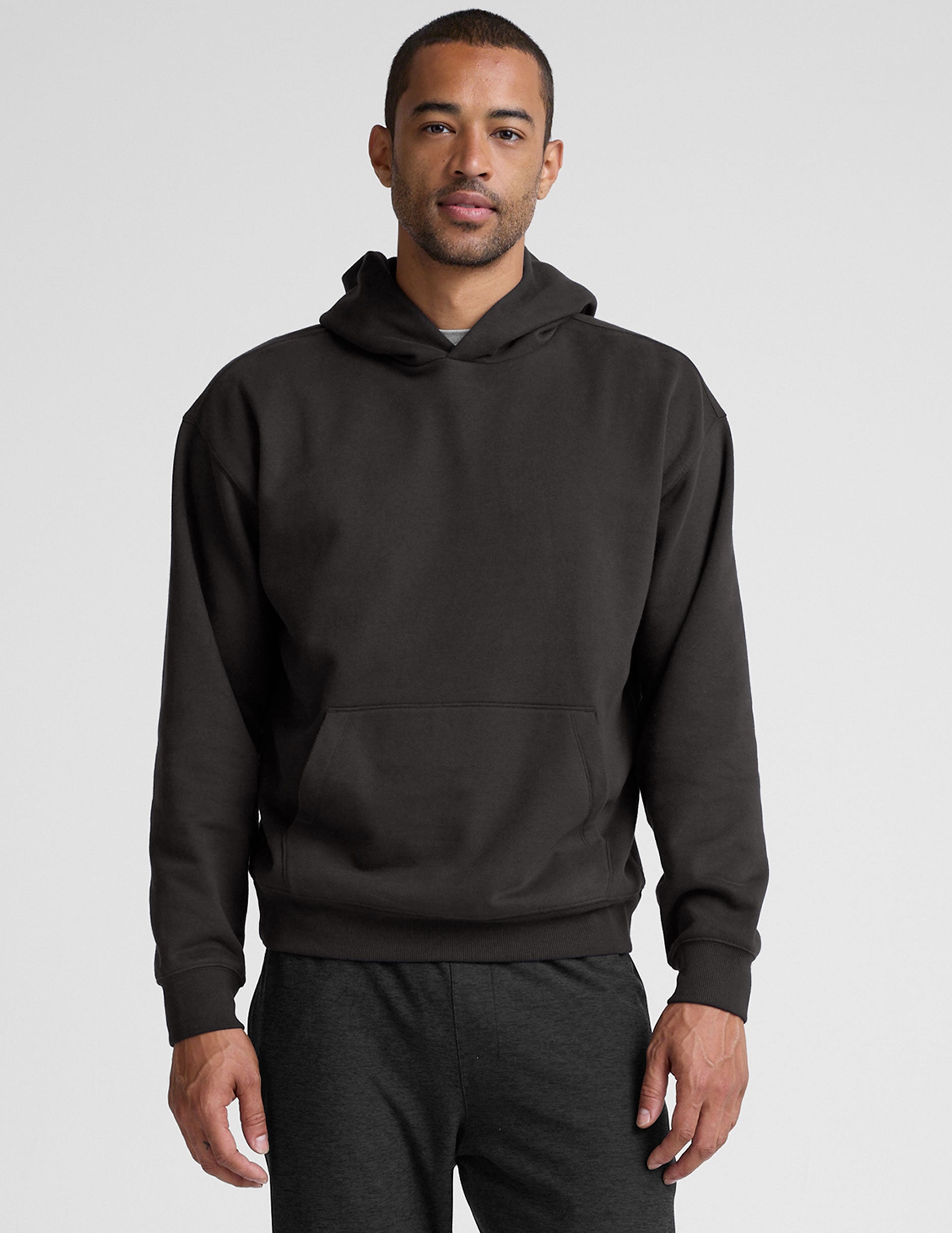 LuxeFleece Classic Fleece Men's Hoodie - Image 2