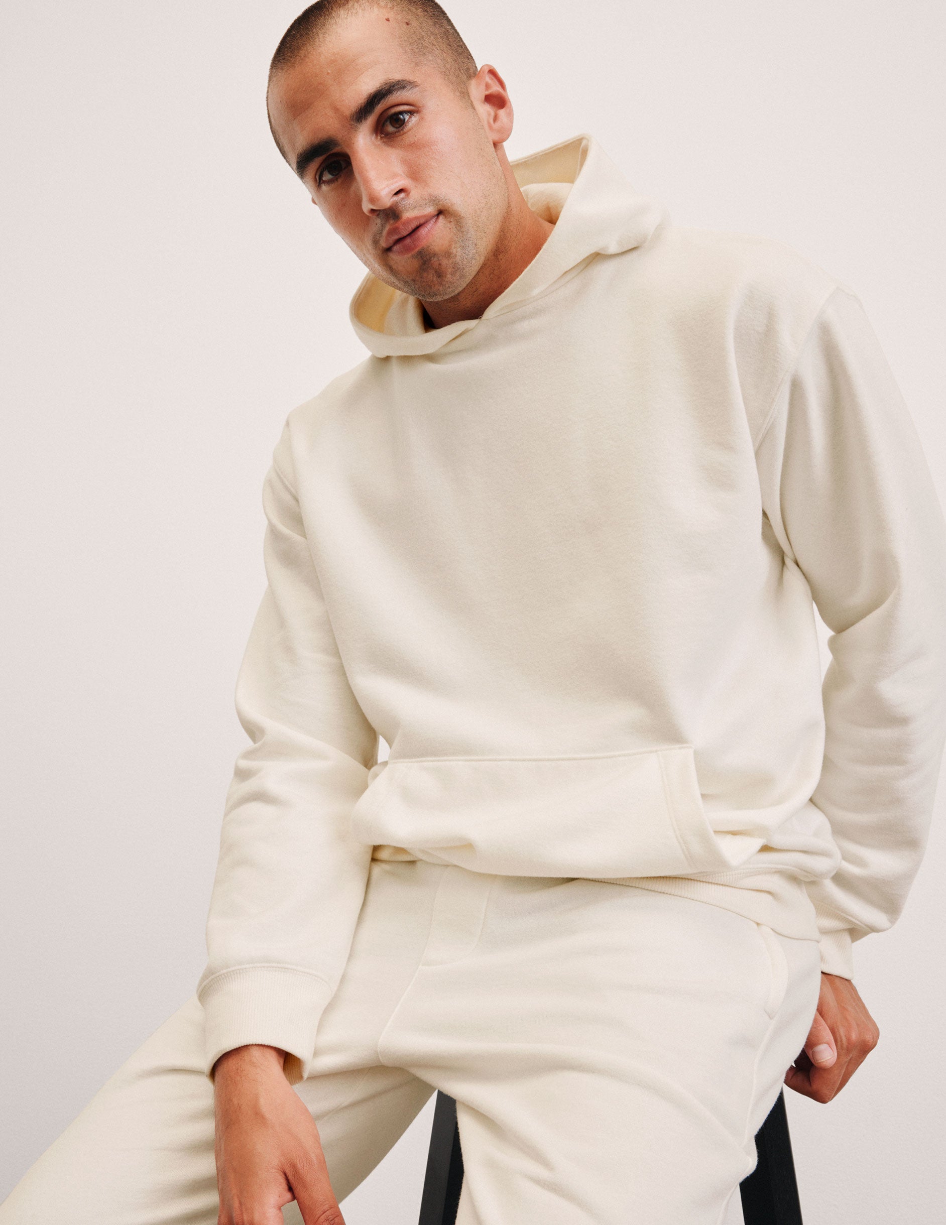LuxeFleece Classic Fleece Men's Hoodie - Image 3