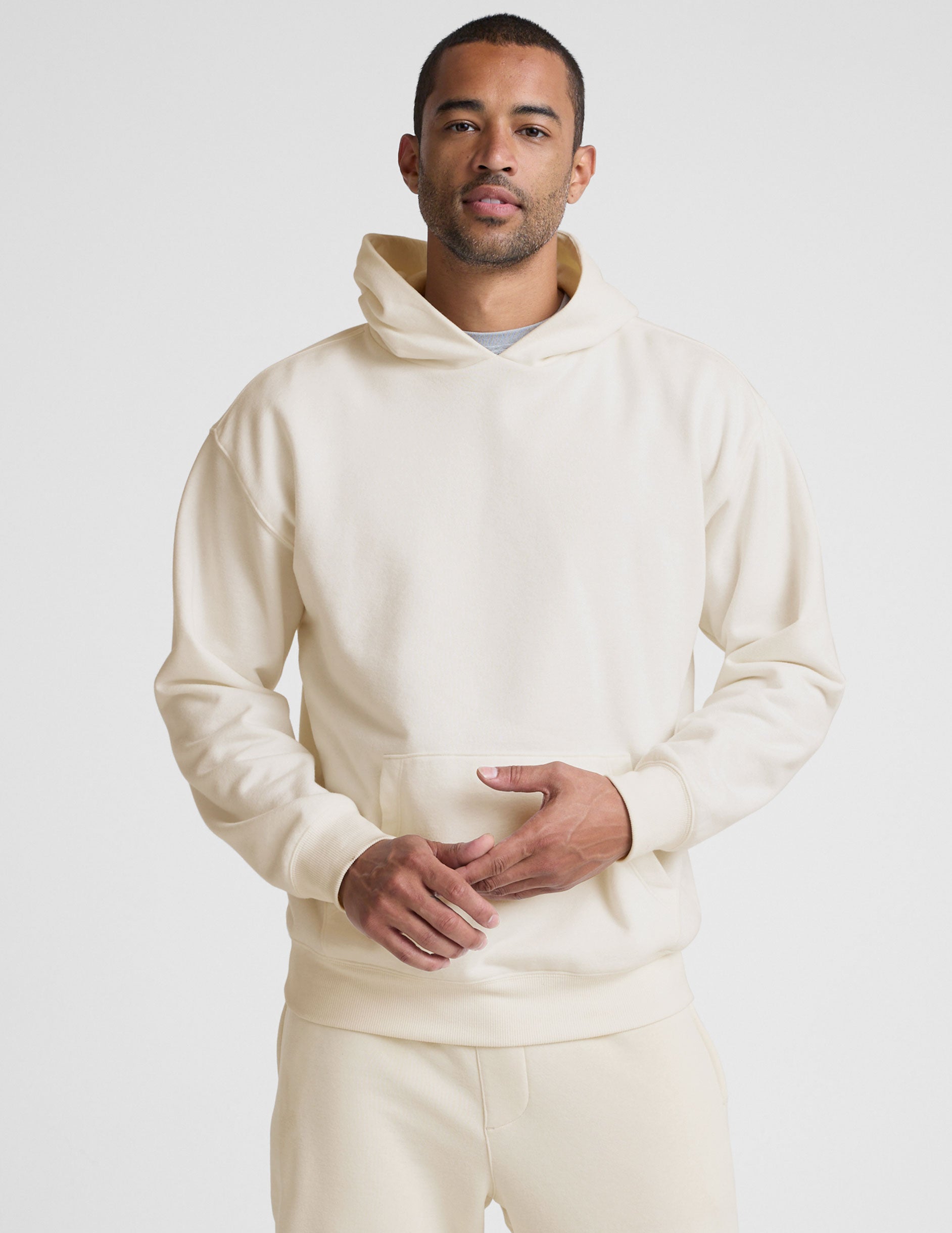 LuxeFleece Classic Fleece Men's Hoodie - Image 4