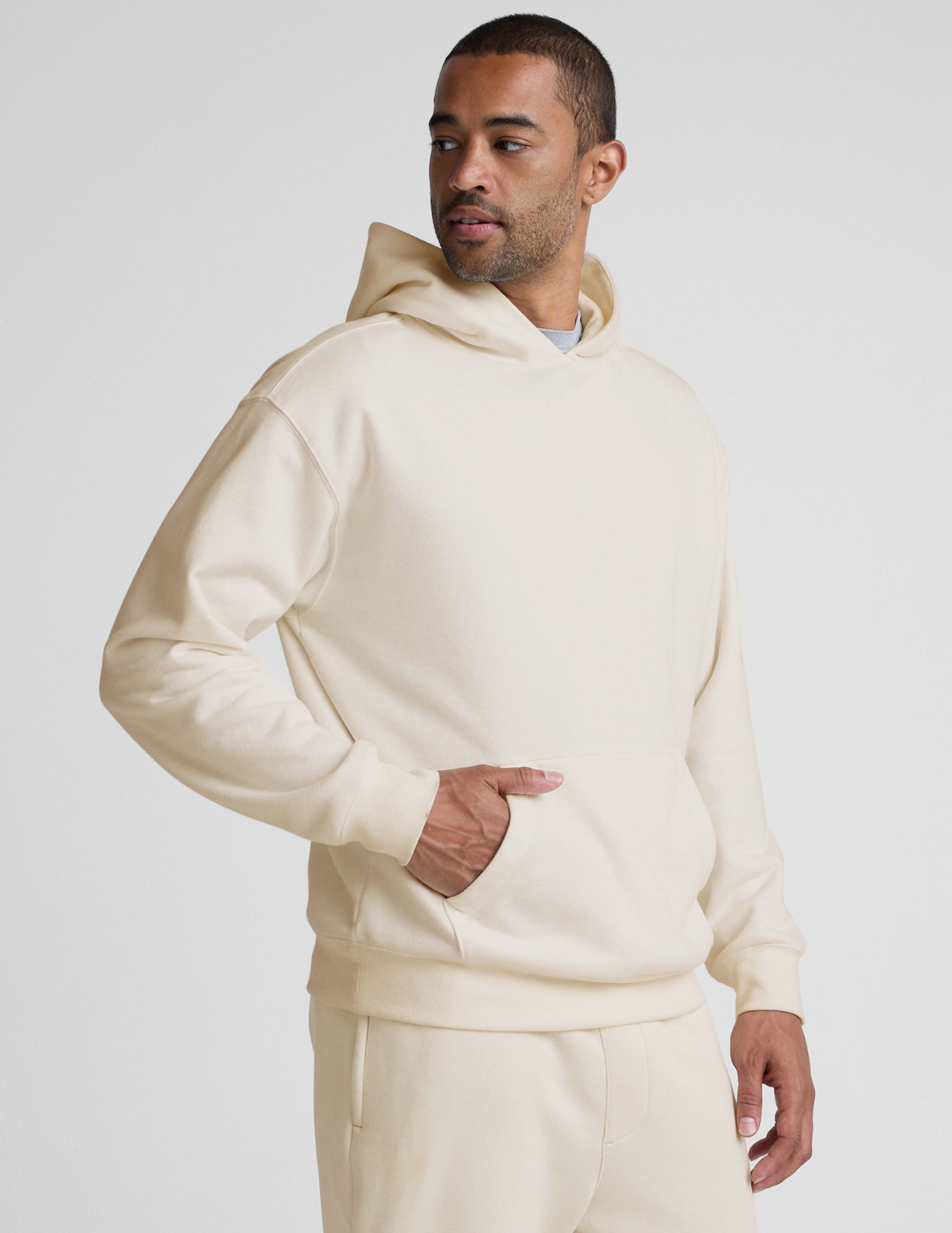 LuxeFleece Classic Fleece Men's Hoodie - Image 5