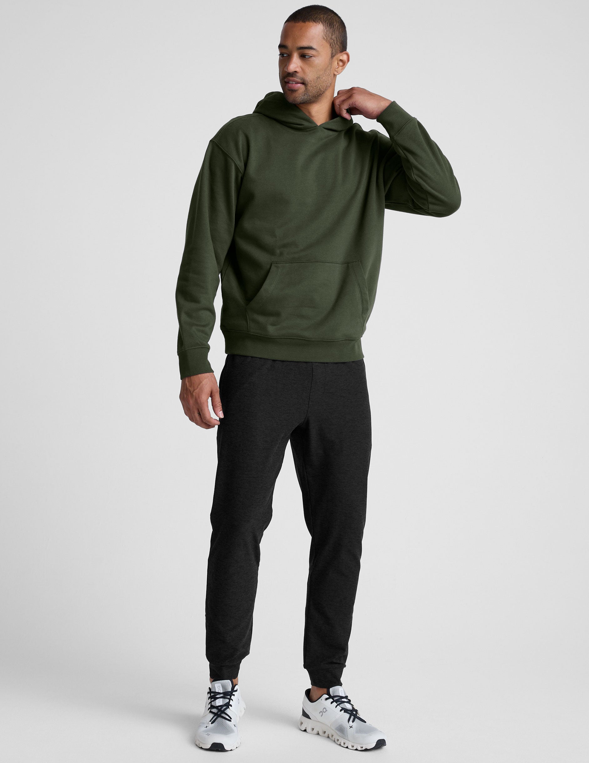 LuxeFleece Classic Fleece Men's Hoodie - Image 8