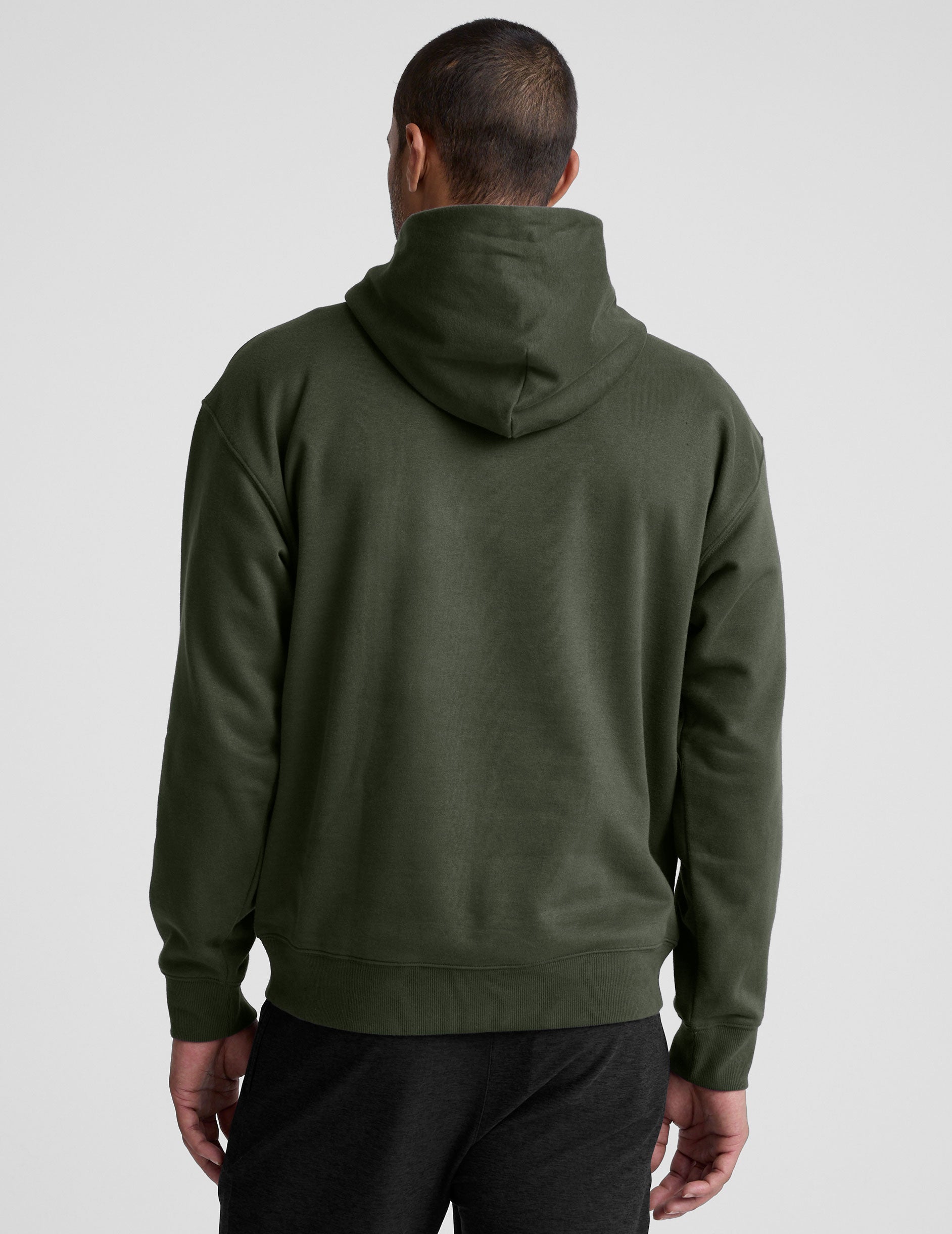 LuxeFleece Classic Fleece Men's Hoodie - Image 6