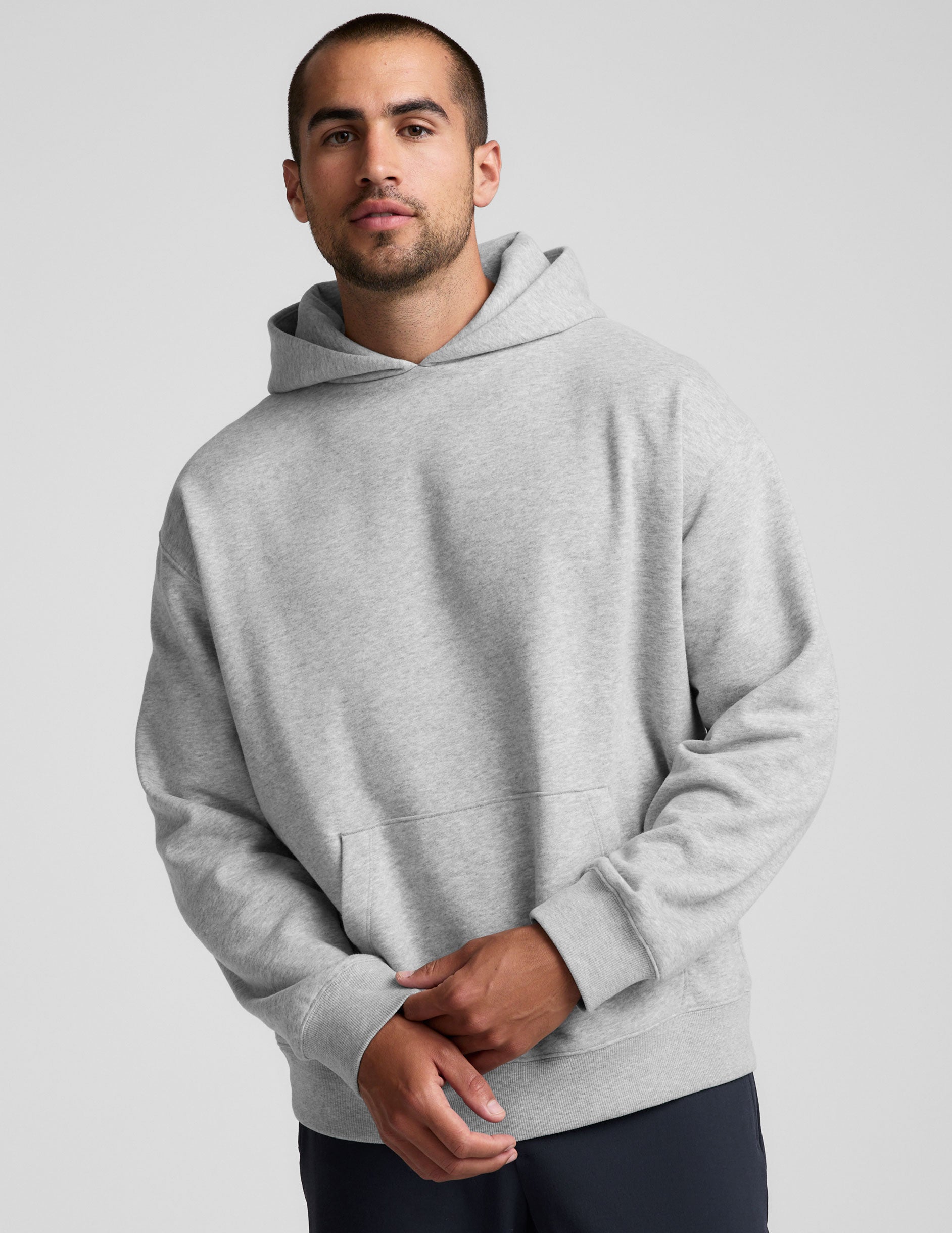 LuxeFleece Classic Fleece Men's Hoodie - Image 3