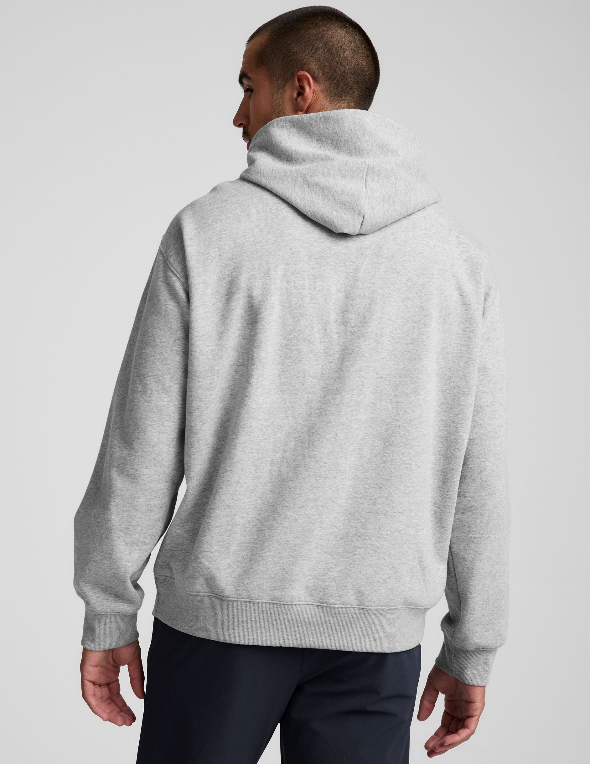 LuxeFleece Classic Fleece Men's Hoodie - Image 5