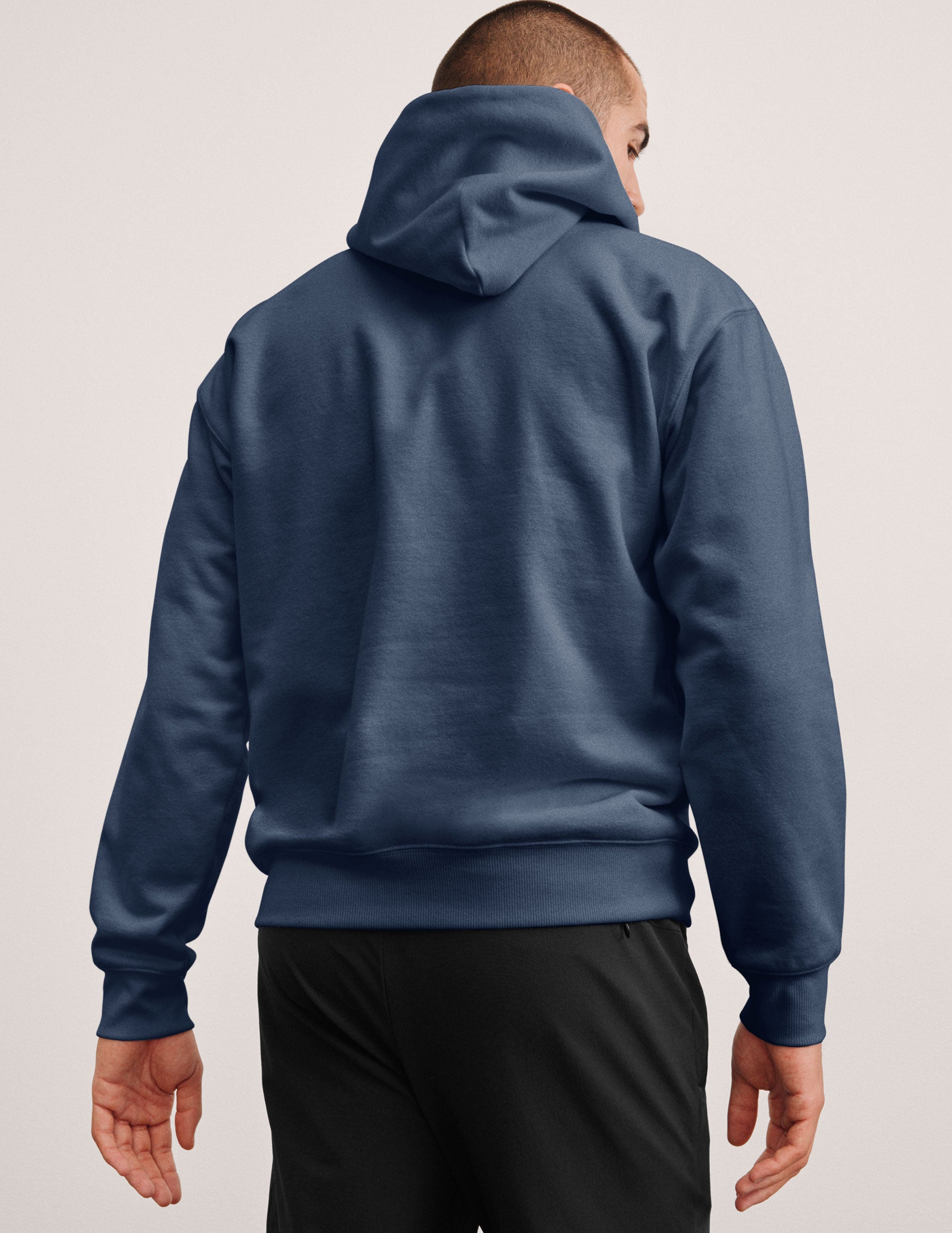 LuxeFleece Classic Fleece Men's Hoodie - Image 2