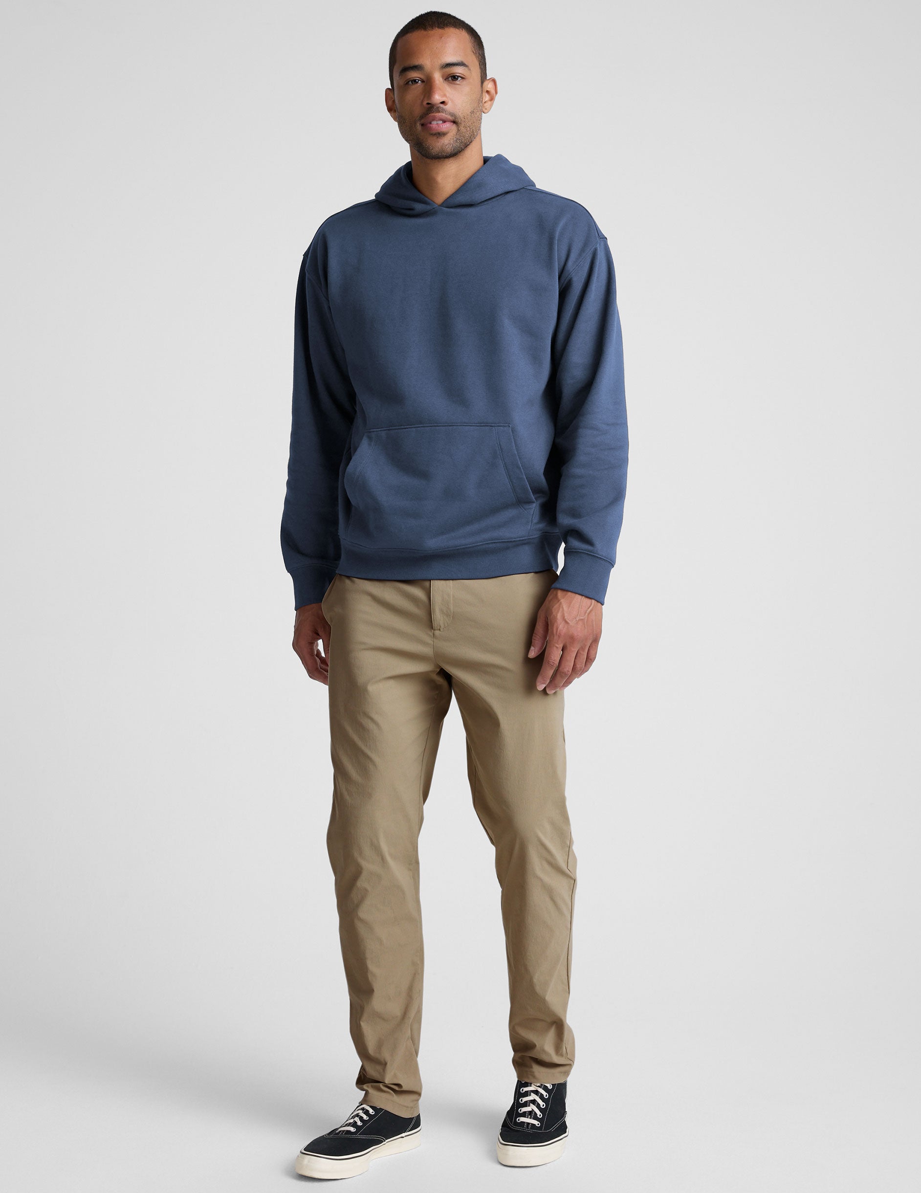 LuxeFleece Classic Fleece Men's Hoodie - Image 8