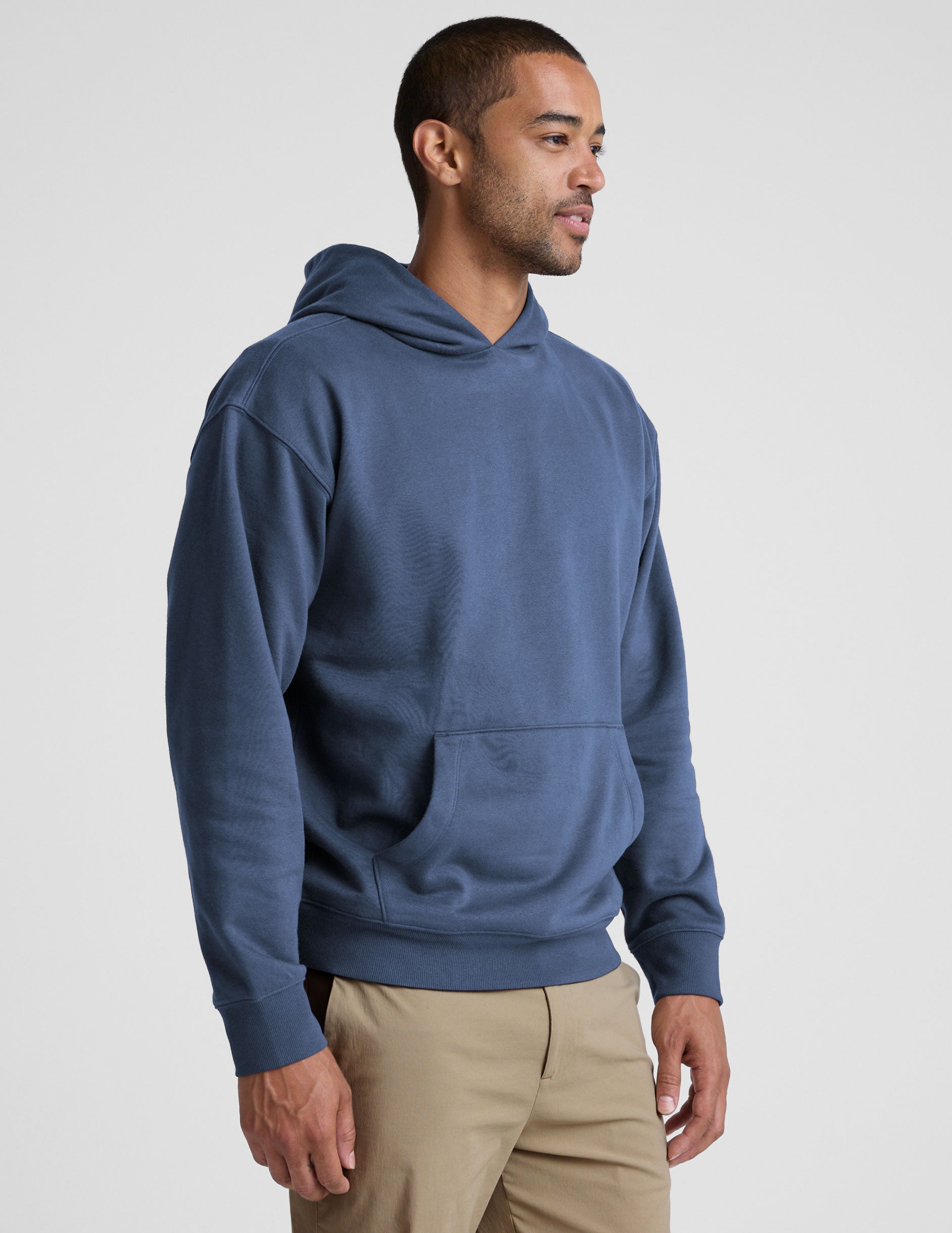 LuxeFleece Classic Fleece Men's Hoodie - Image 5