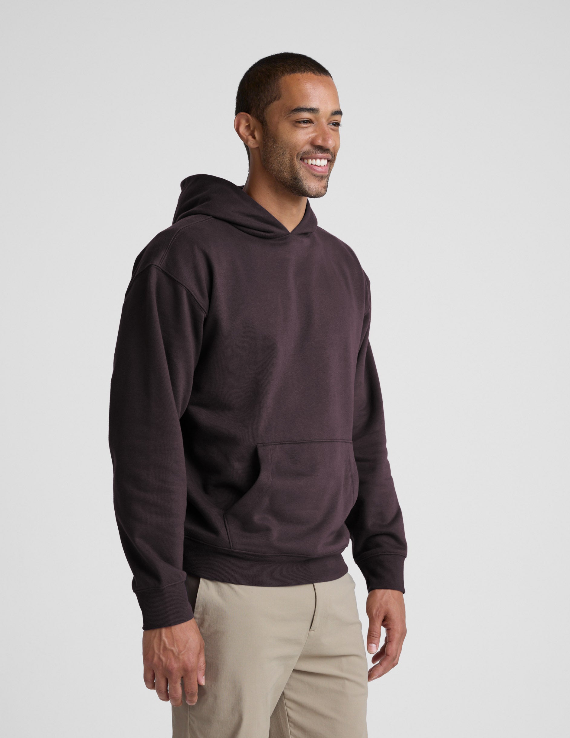 LuxeFleece Classic Men's Hoodie - Image 2