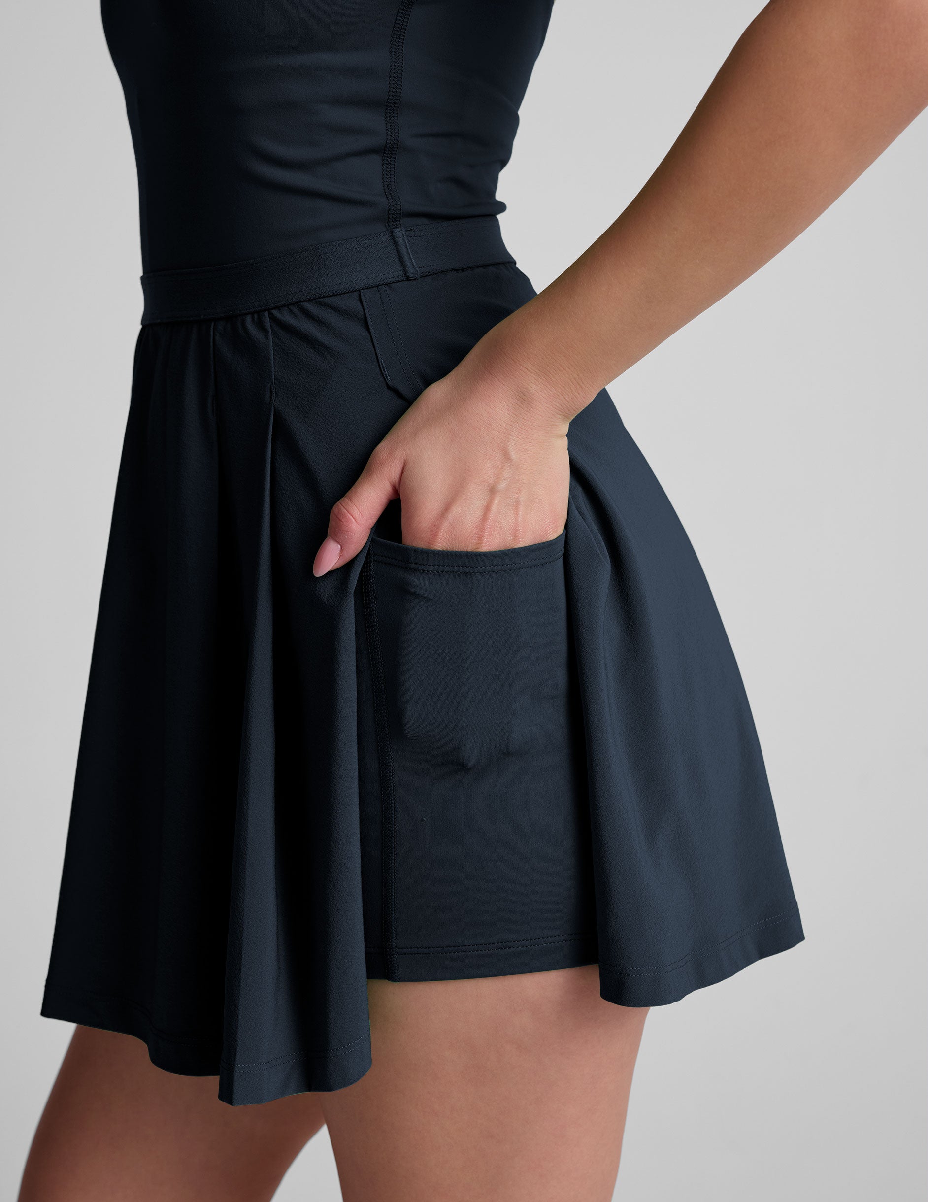 Score Pleated Dress - Image 6
