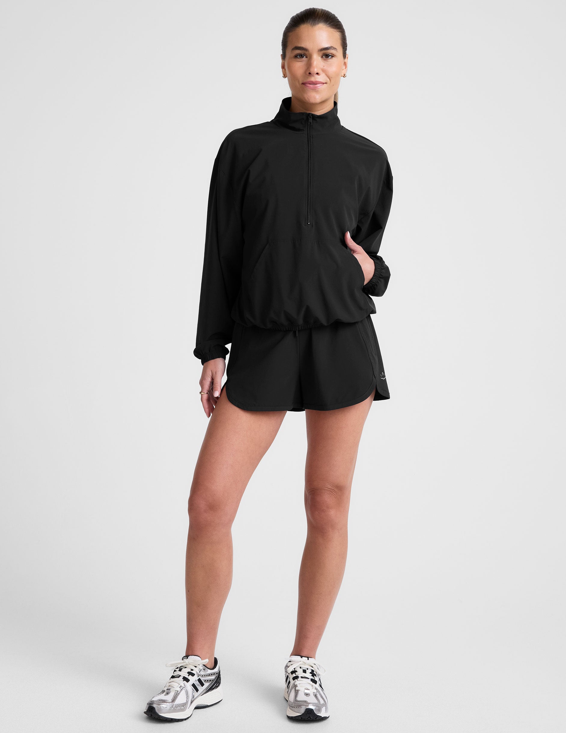 Stretch Woven In Stride Half Zip Pullover - Image 6
