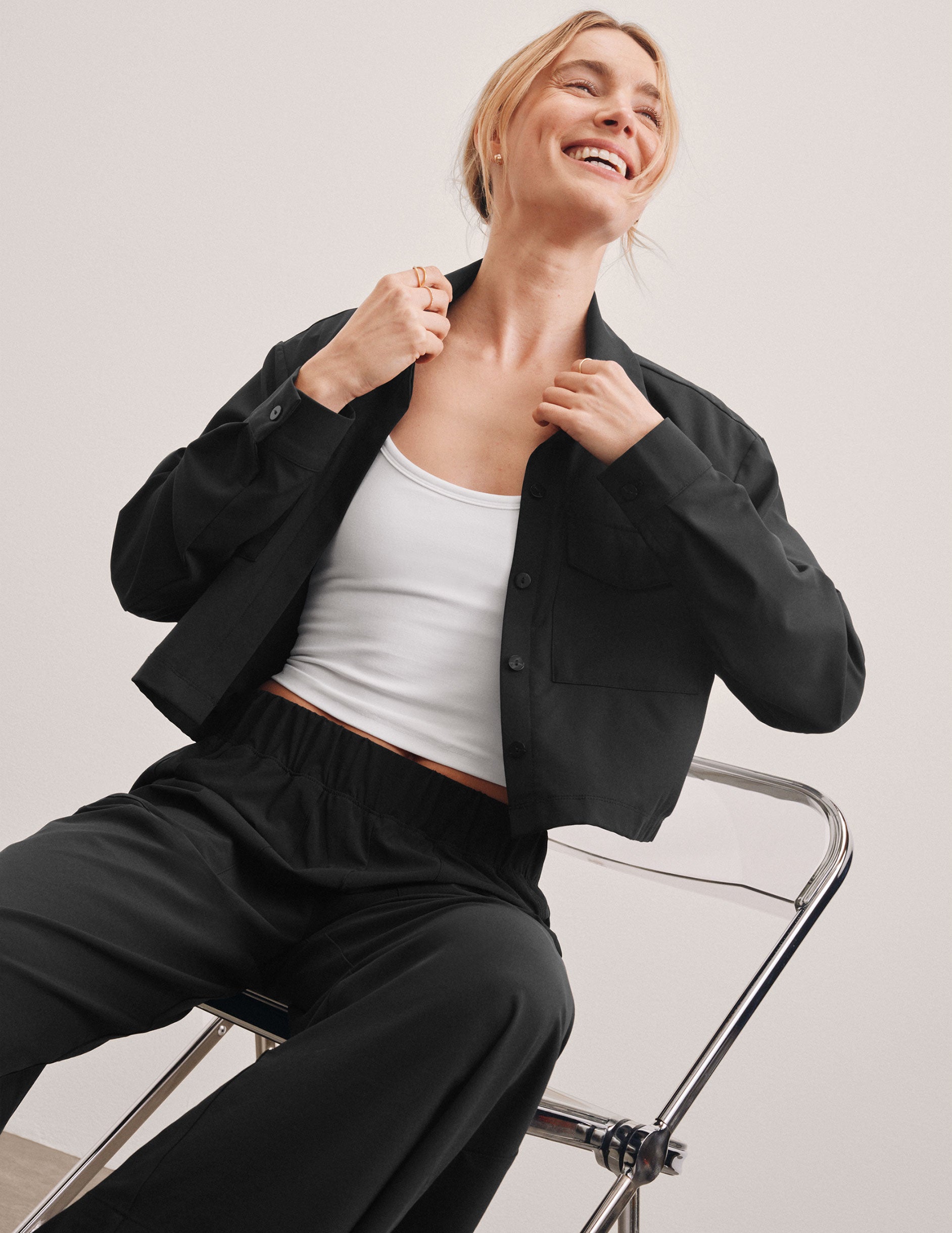 Midtown Cropped Jacket - Image 6