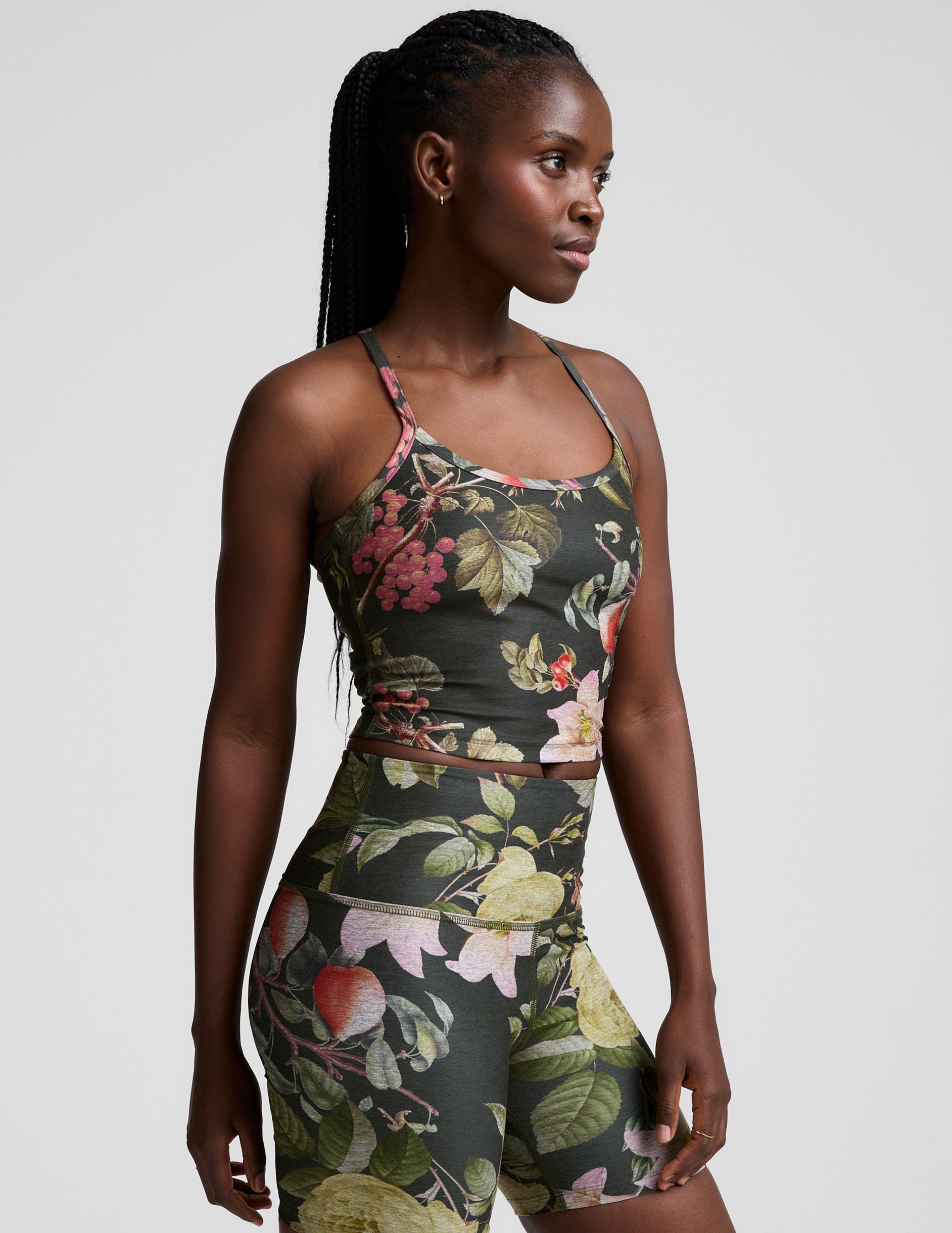 Botanical Garden SoftMark Slim Racerback Cropped Tank - Image 3