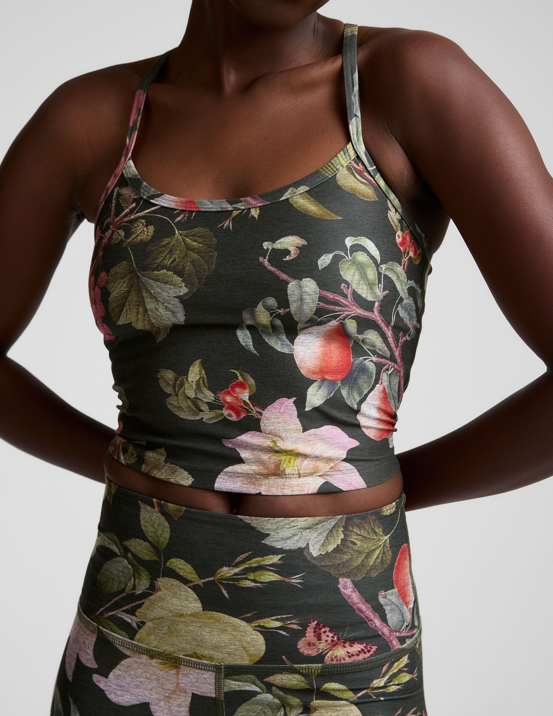 Botanical Garden SoftMark Slim Racerback Cropped Tank - Image 5