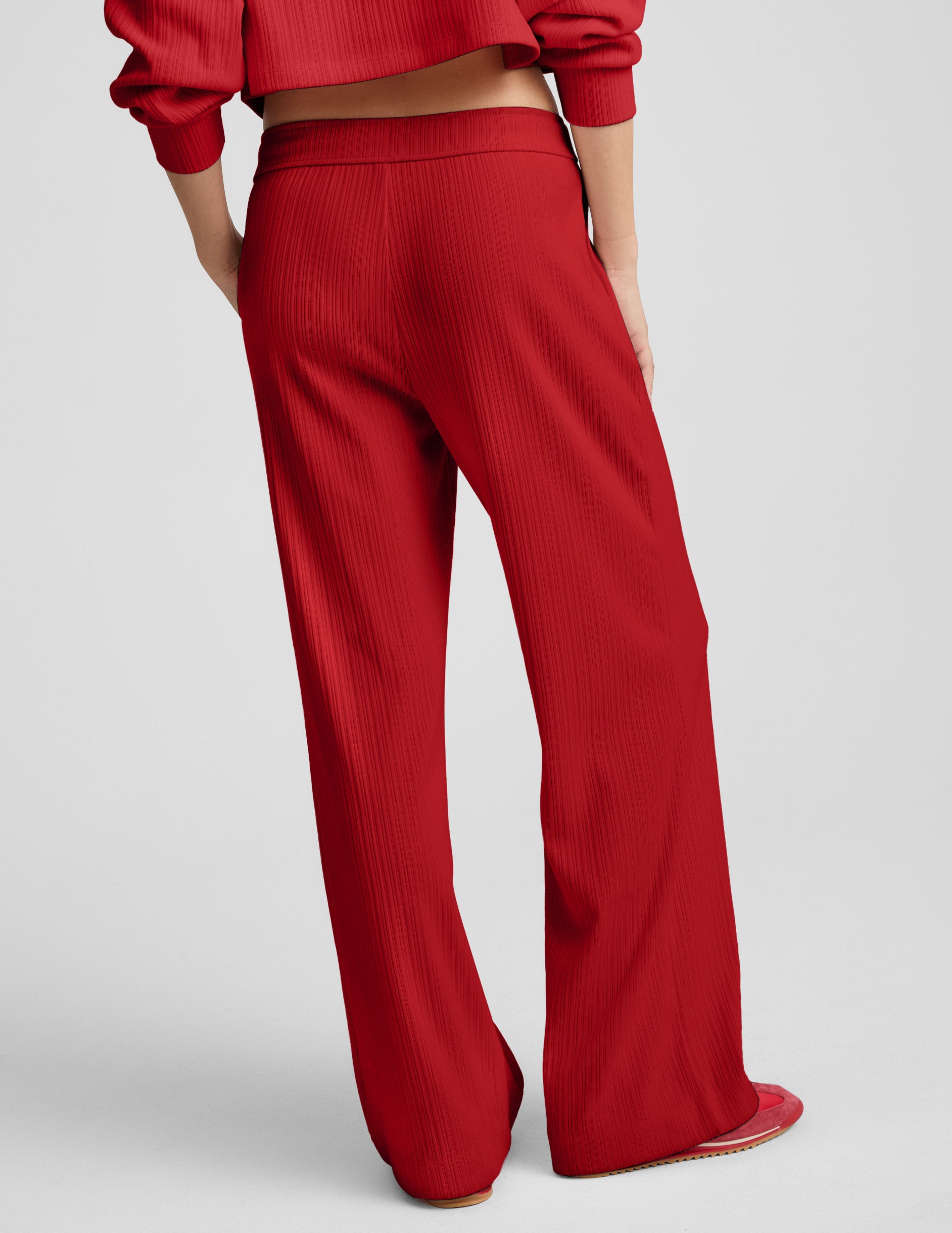 Breathe Easy Ribbed Wide Leg Pant - Image 5