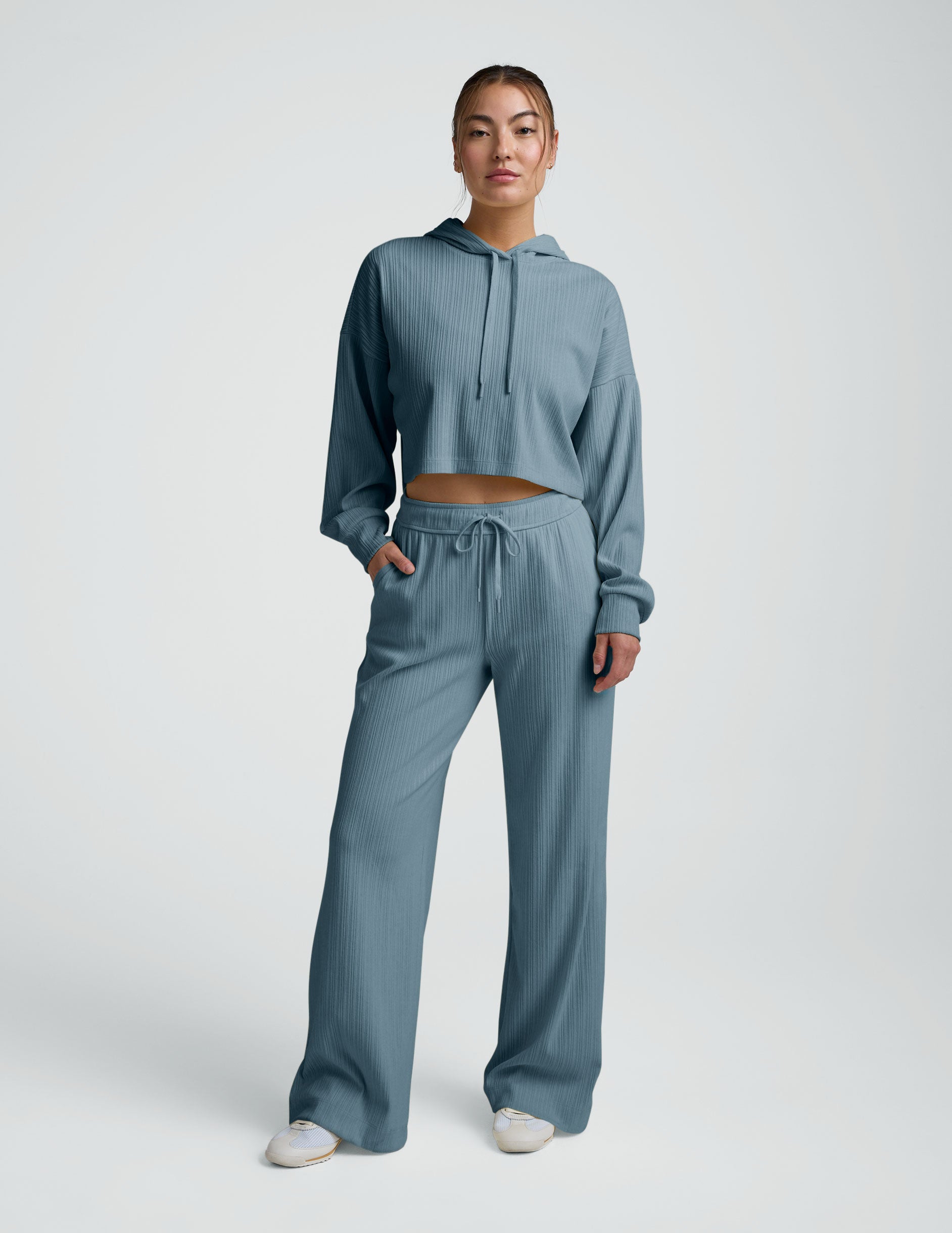 Breathe Easy Ribbed Wide Leg Pant - Image 2