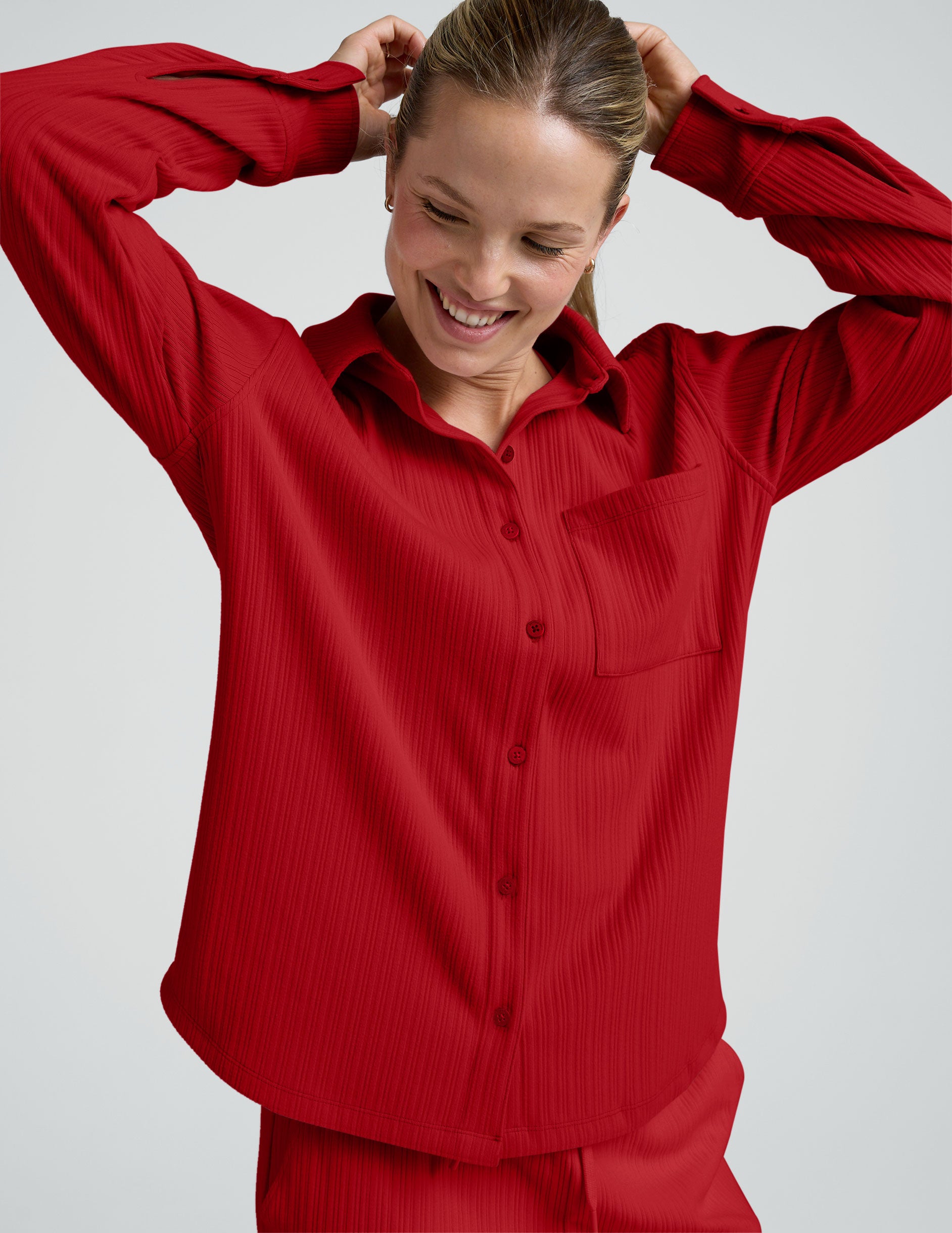Breathe Easy Ribbed Front Shirt - Image 2