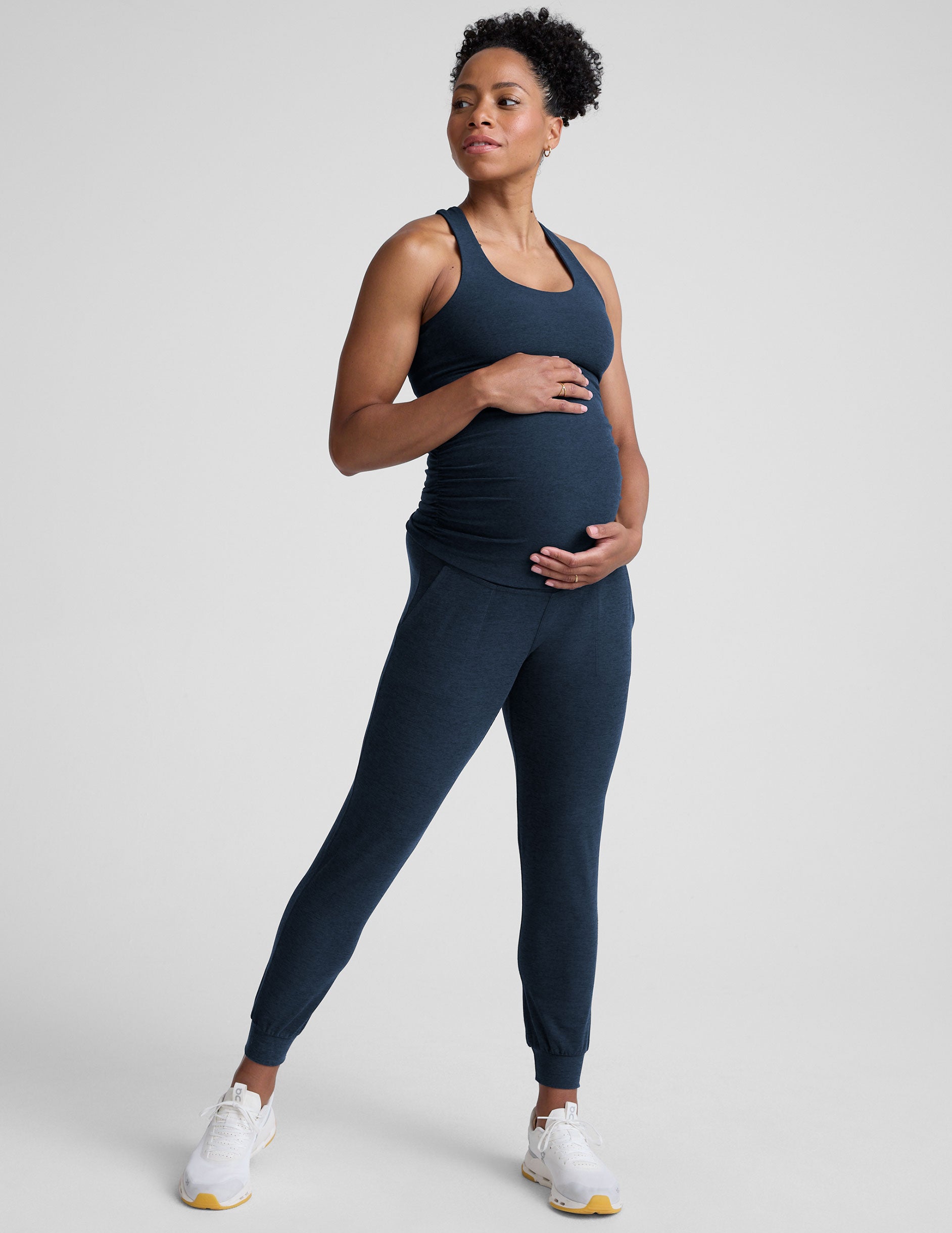 Spacedye Beyond the Bump Maternity Midi Jogger