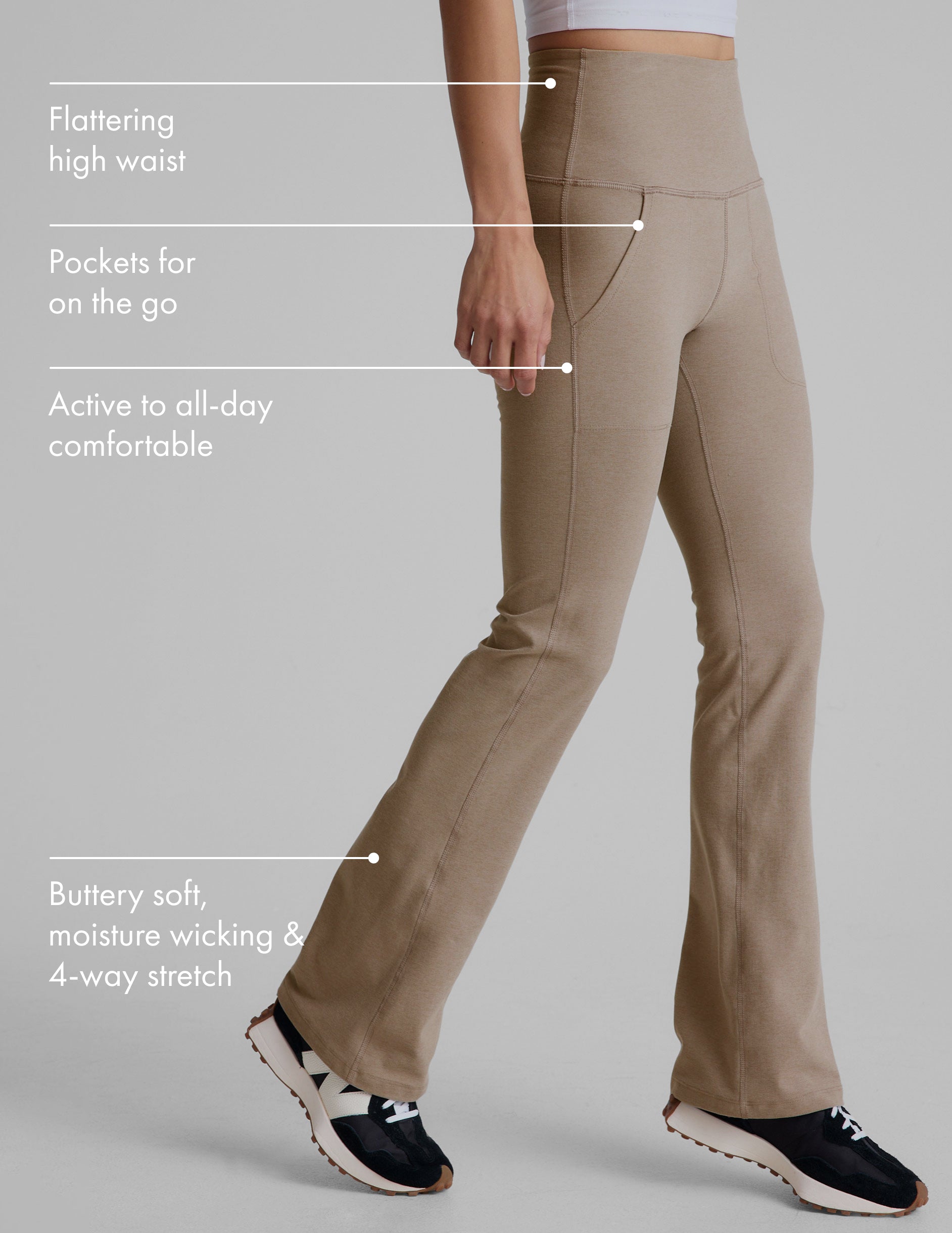 Spacedye High Waisted Practice Pocket Bootcut Pant - Image 2