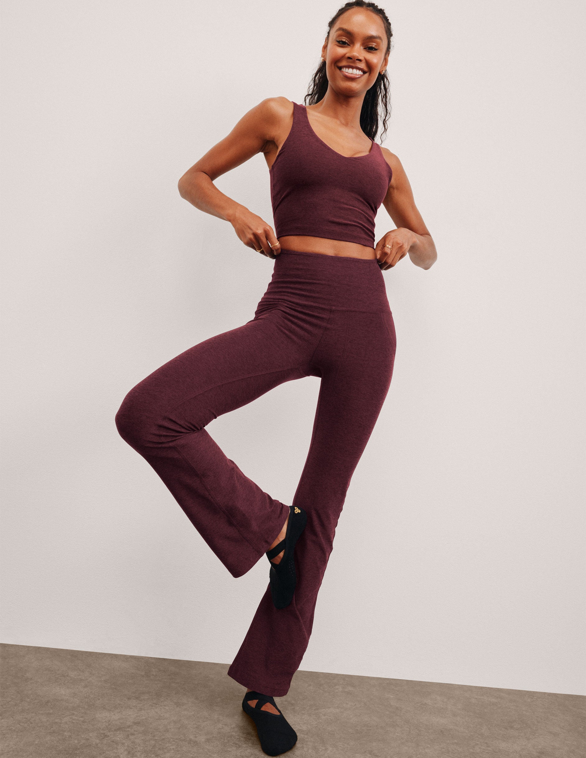 Spacedye High Waisted Practice Pocket Bootcut Pant - Image 3