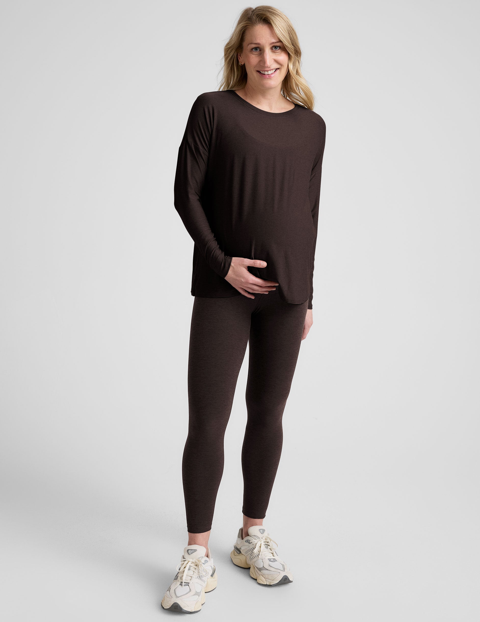 Spacedye Love the Bump Midi Maternity Legging - Image 5