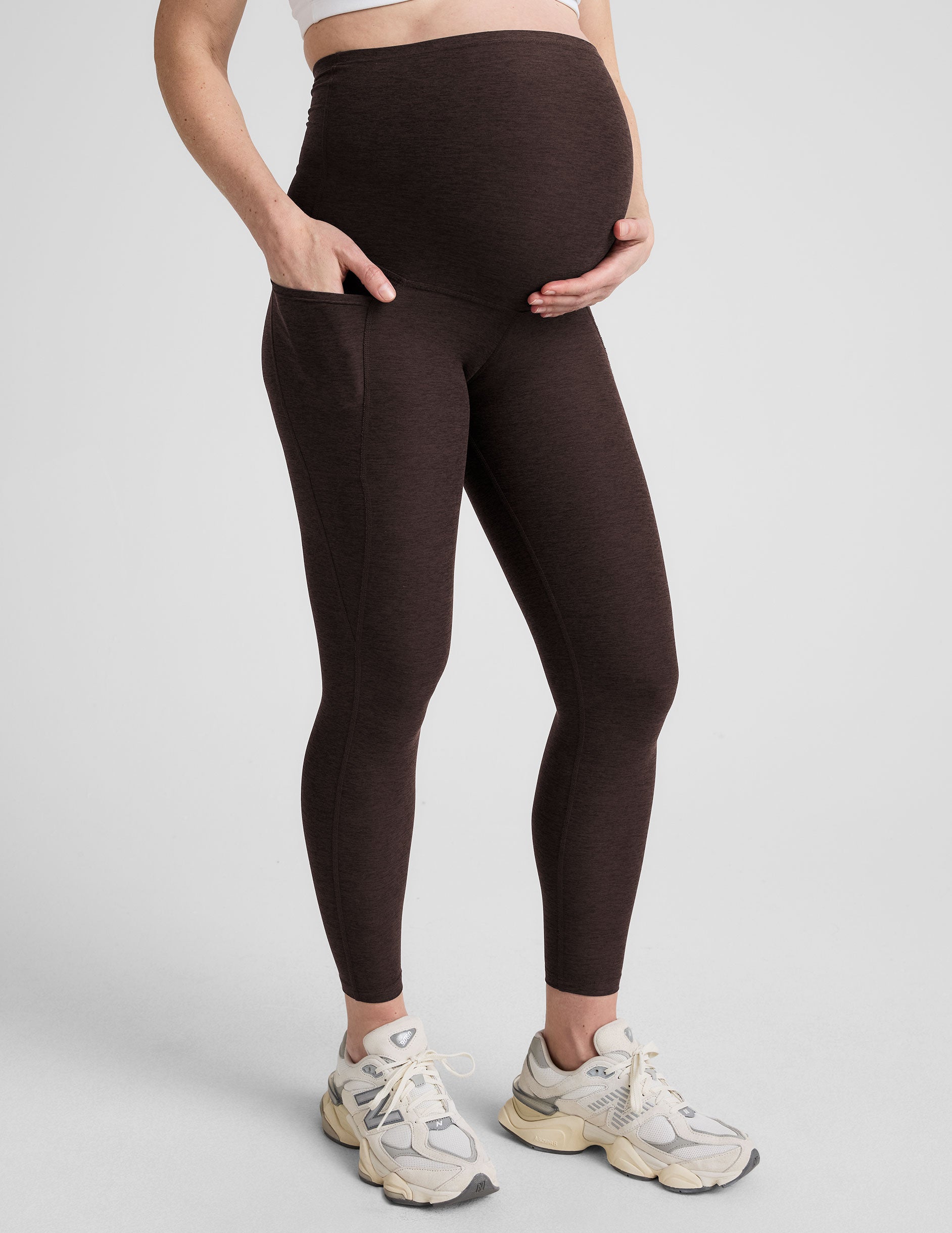 Spacedye Love the Bump Maternity Pocket Midi Legging - Image 2