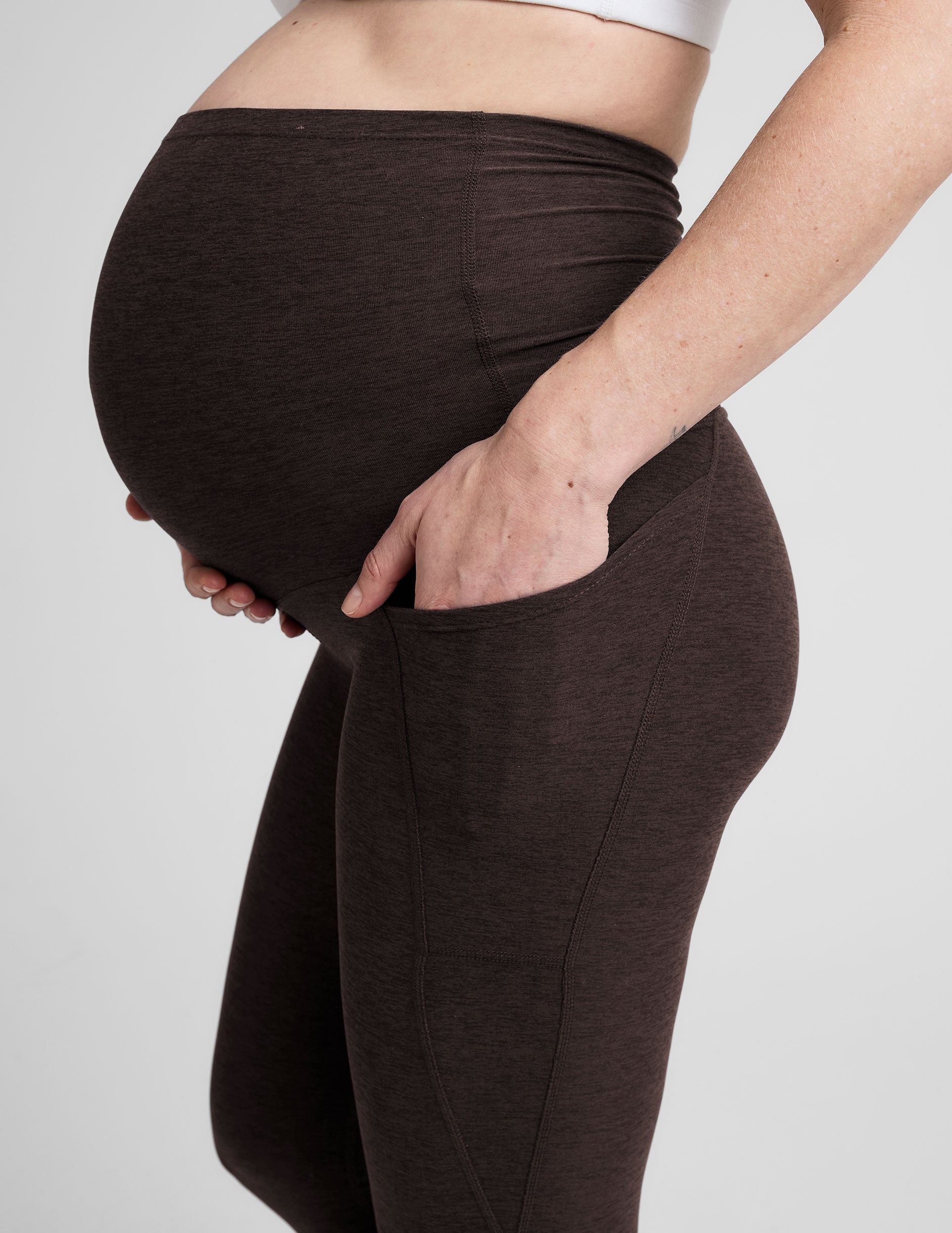 Spacedye Love the Bump Maternity Pocket Midi Legging - Image 5