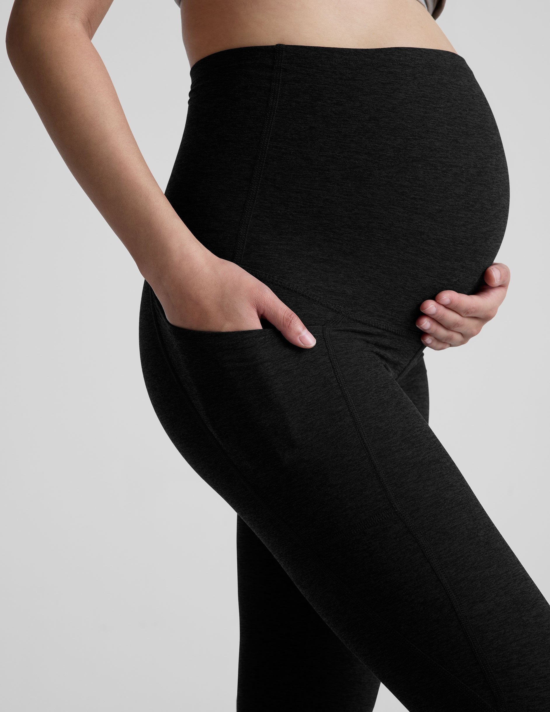 Spacedye Love the Bump Maternity Pocket Midi Legging - Image 4