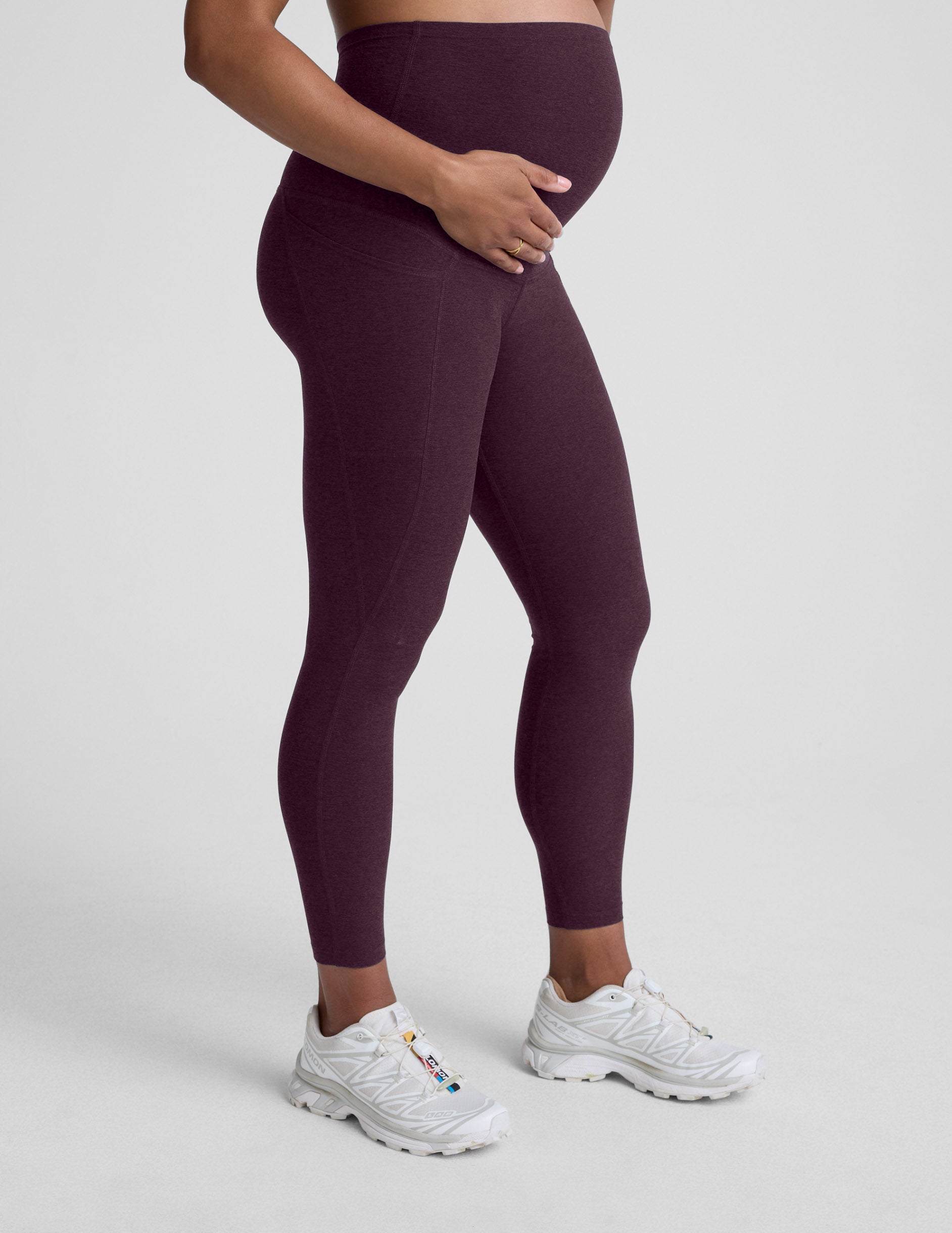 Spacedye Love the Bump Maternity Pocket Midi Legging - Image 2