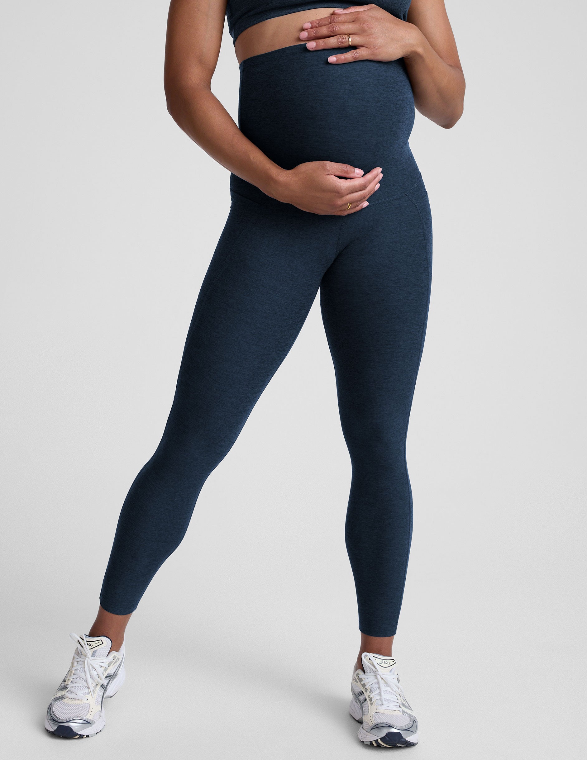 Spacedye Love the Bump Maternity Pocket Midi Legging - Image 2