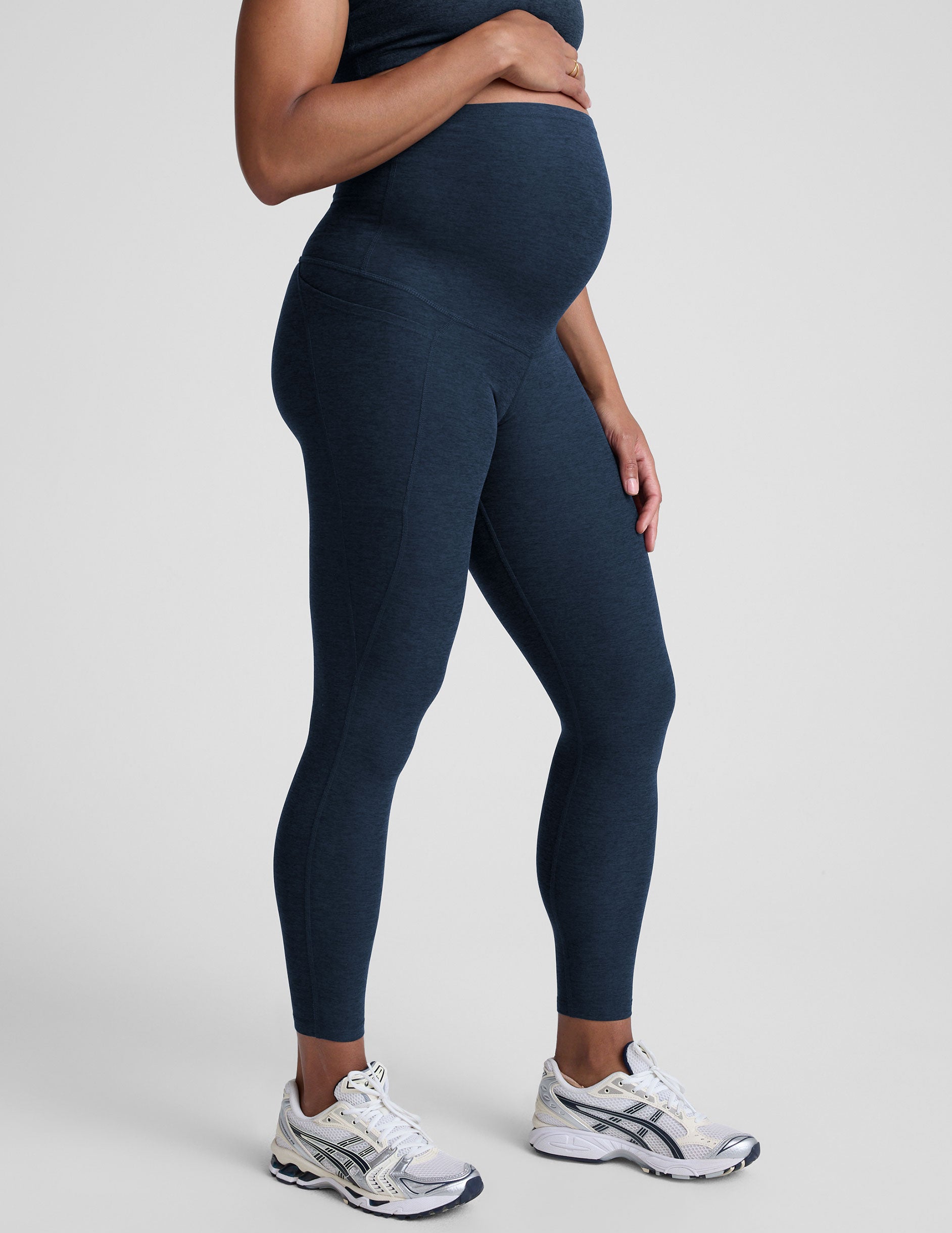 Spacedye Love the Bump Maternity Pocket Midi Legging - Image 4