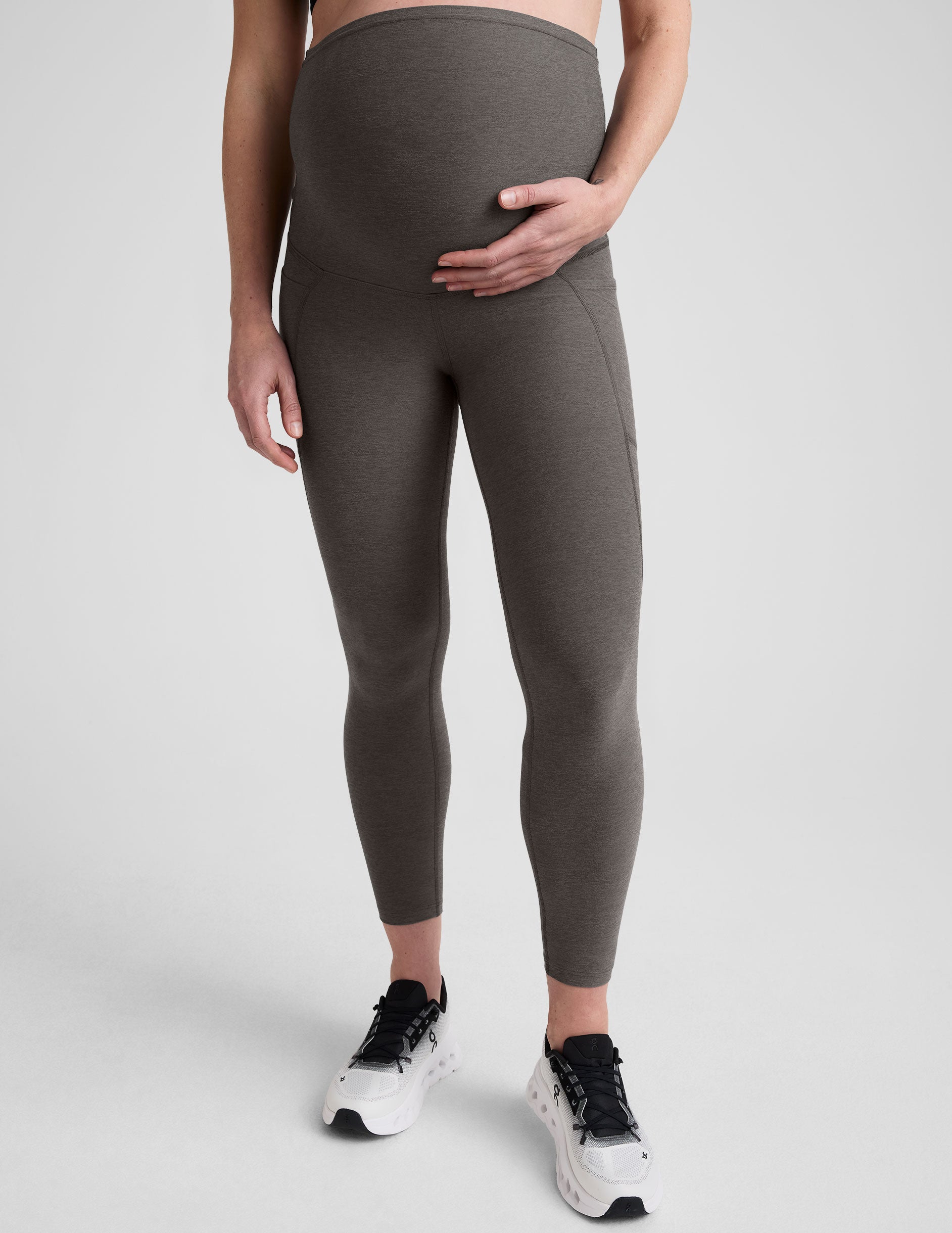 Spacedye Love the Bump Maternity Pocket Midi Legging - Image 3
