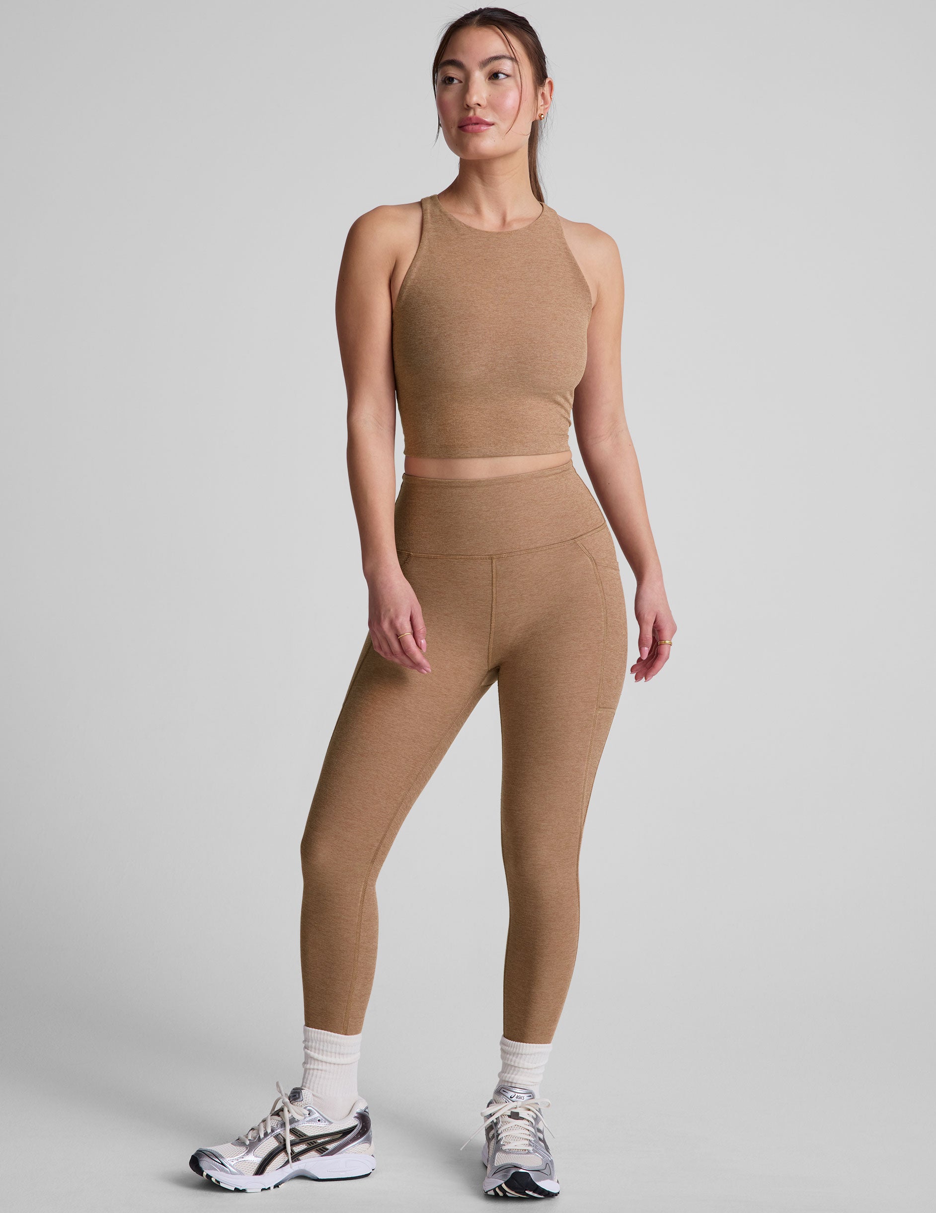 Spacedye Out Of Pocket High Waisted Capri Legging