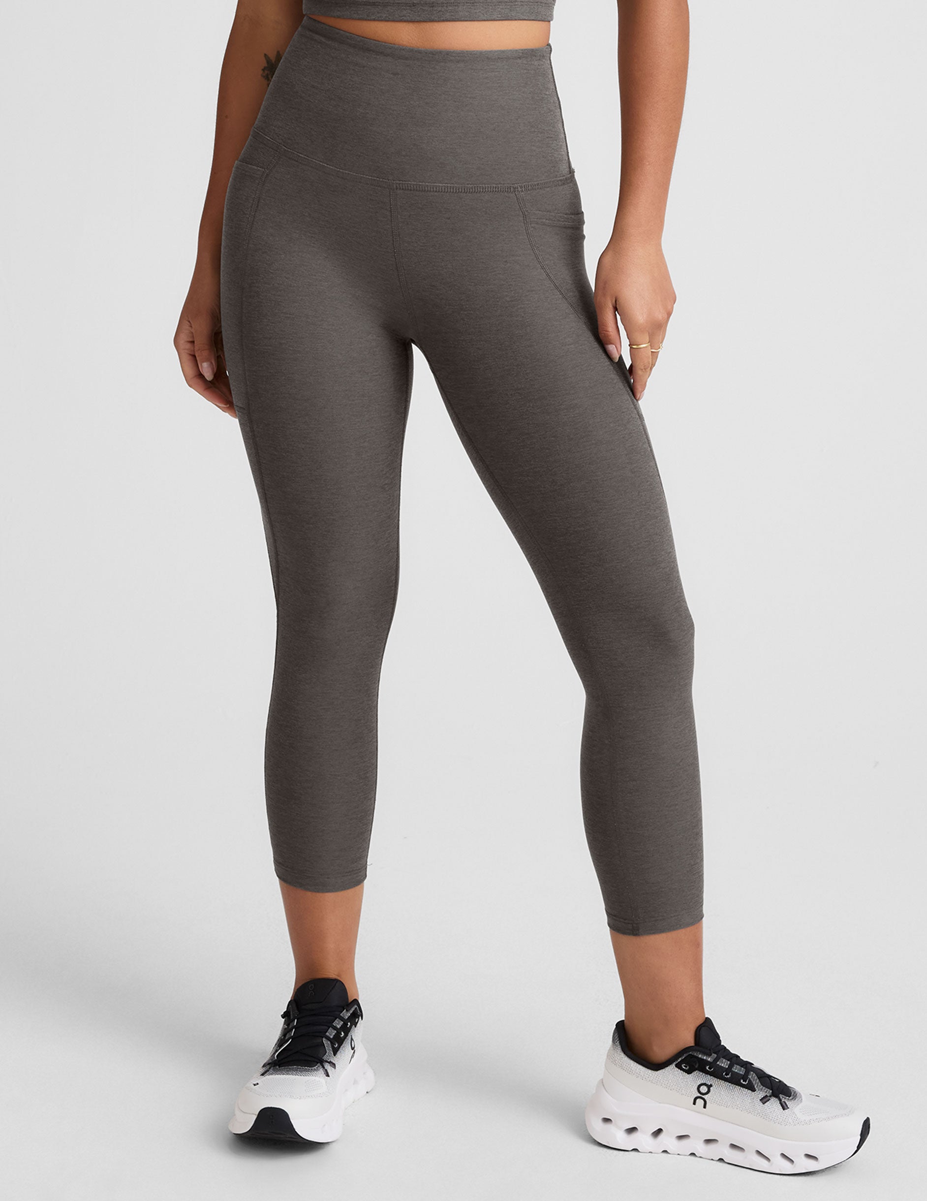 Spacedye Out Of Pocket High Waisted Capri Legging - Image 3