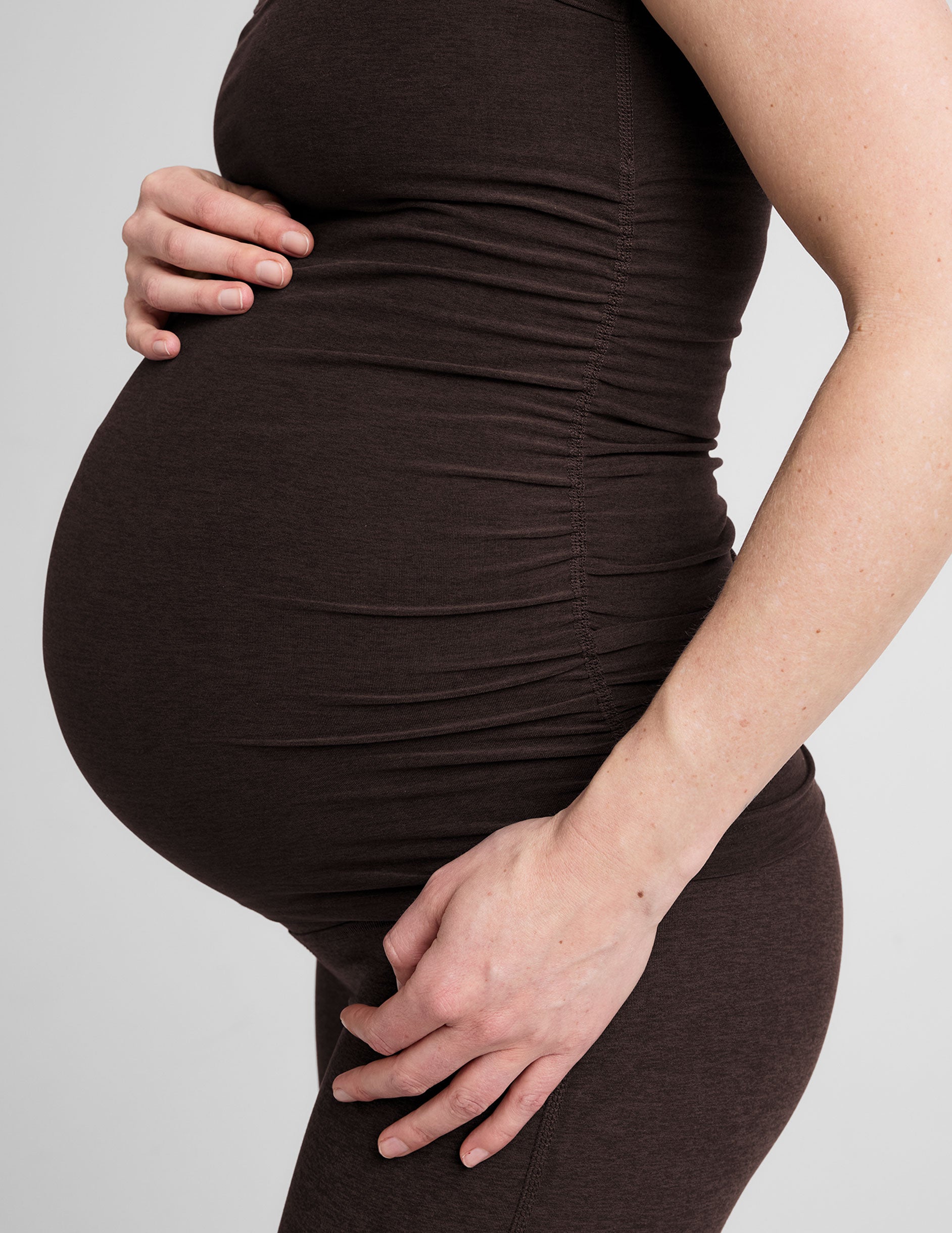 Spacedye Keep Your Cool Maternity Slim Racerback Tank - Image 4
