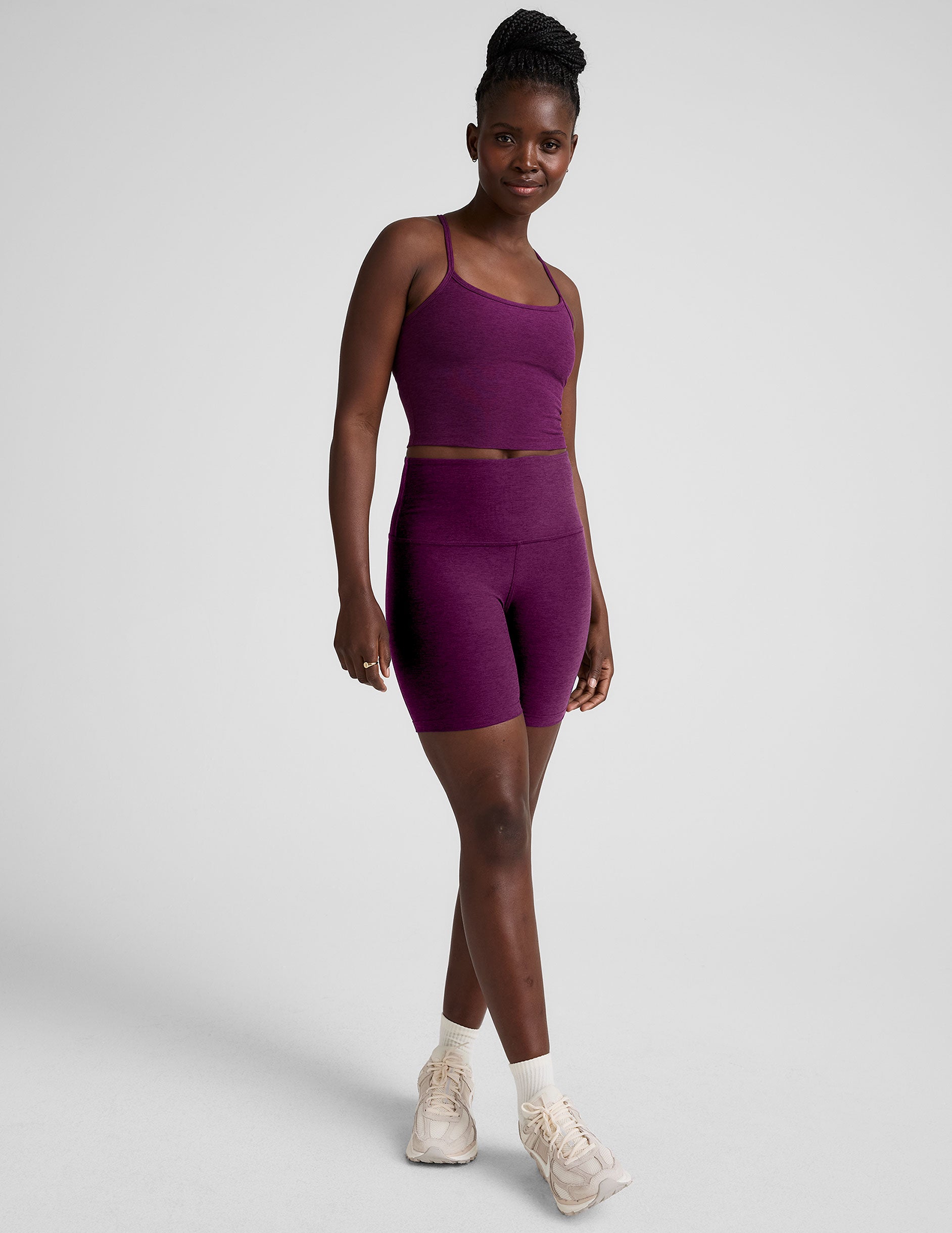 Spacedye Slim Racerback Cropped Tank - Image 7