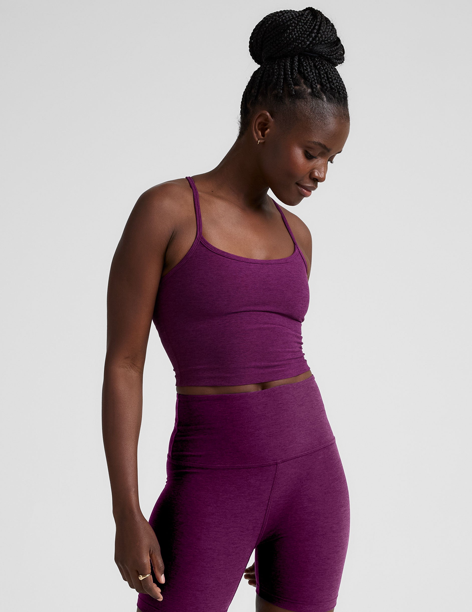 Spacedye Slim Racerback Cropped Tank - Image 4