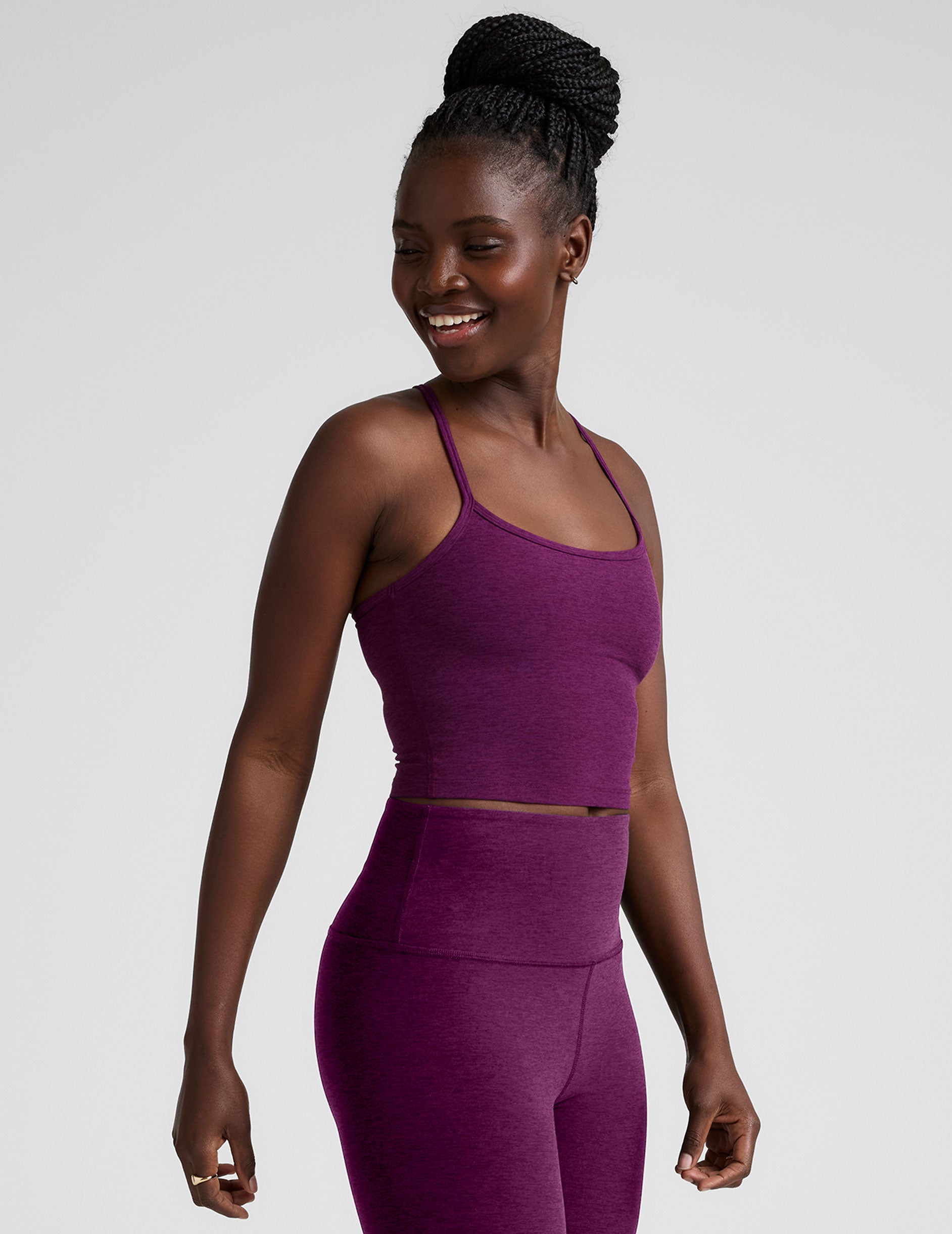 Spacedye Slim Racerback Cropped Tank - Image 5