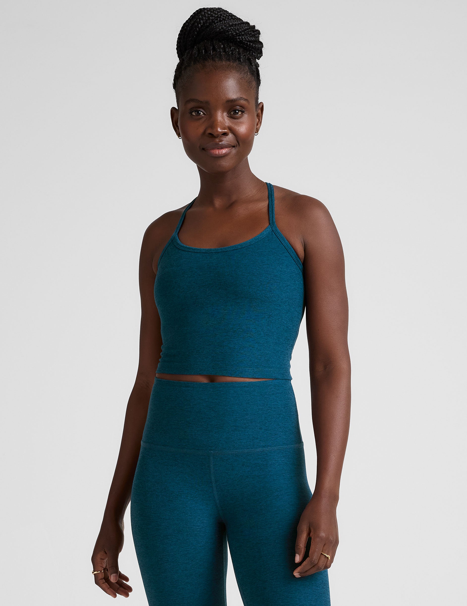 Spacedye Slim Racerback Cropped Tank - Image 4