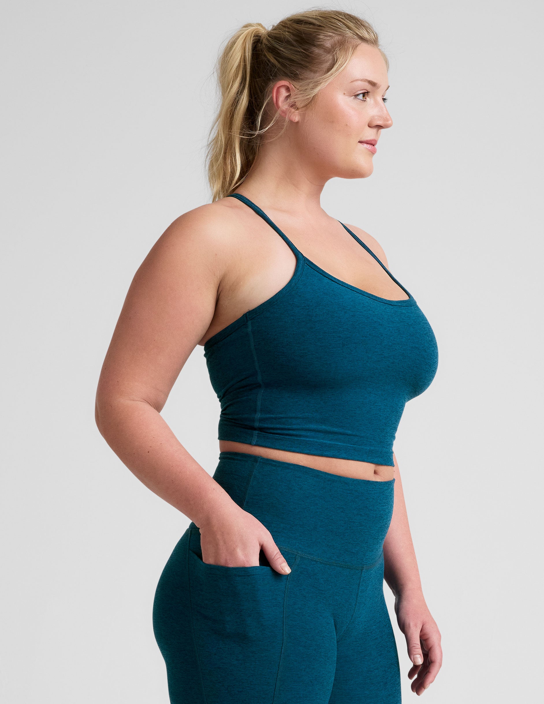 Spacedye Slim Racerback Cropped Tank - Image 9
