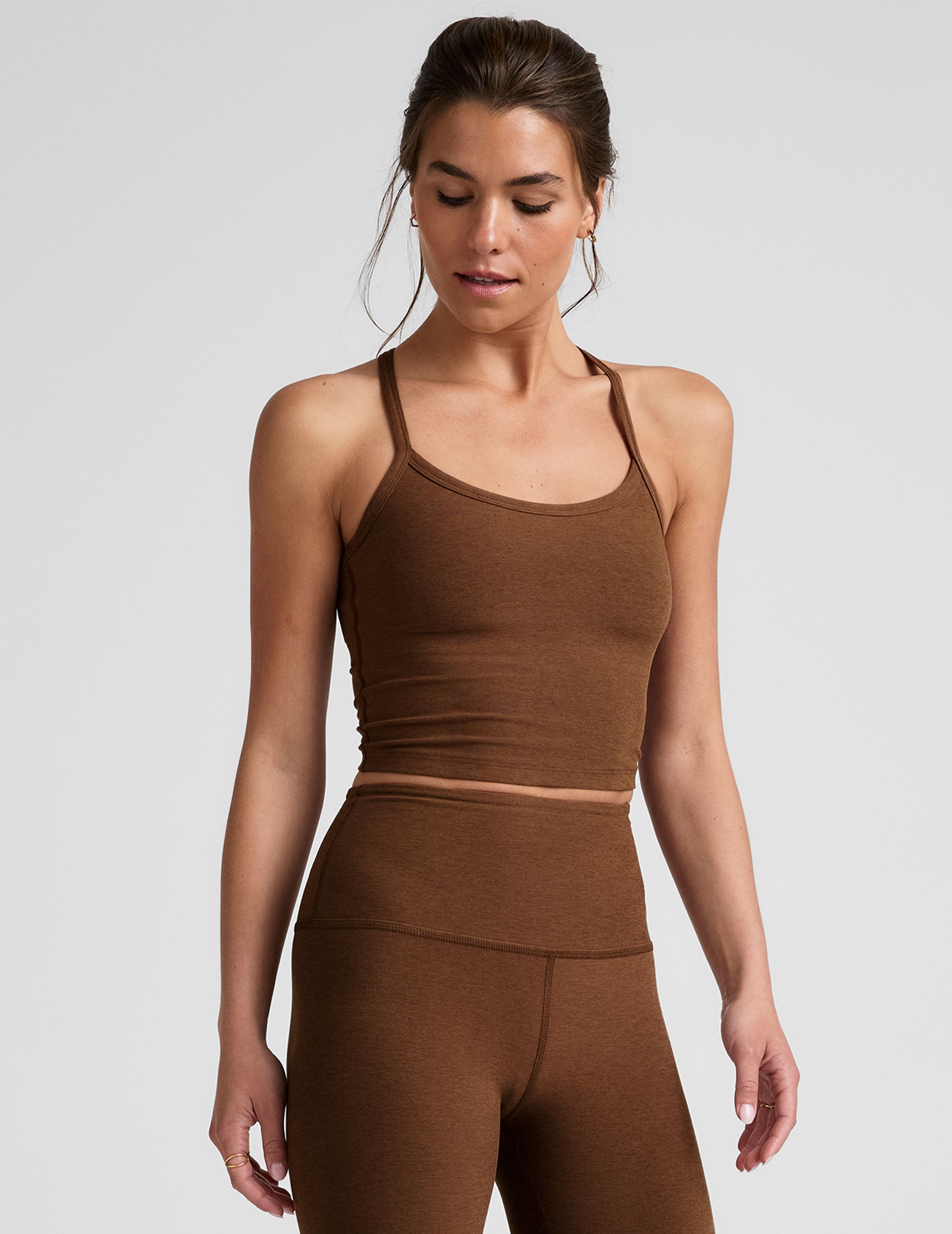 Spacedye Slim Racerback Cropped Tank - Image 2