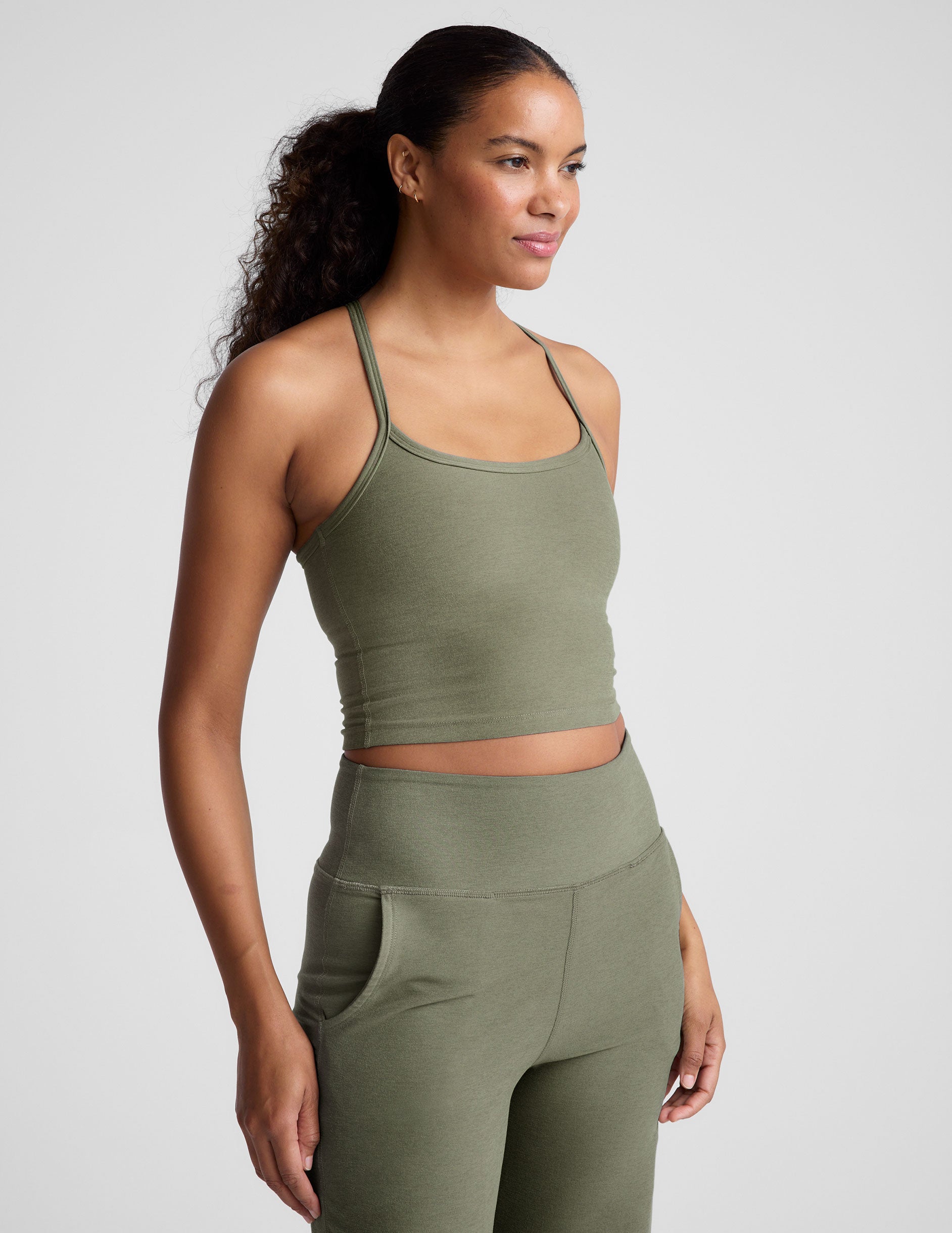 Spacedye Slim Racerback Cropped Tank - Image 3